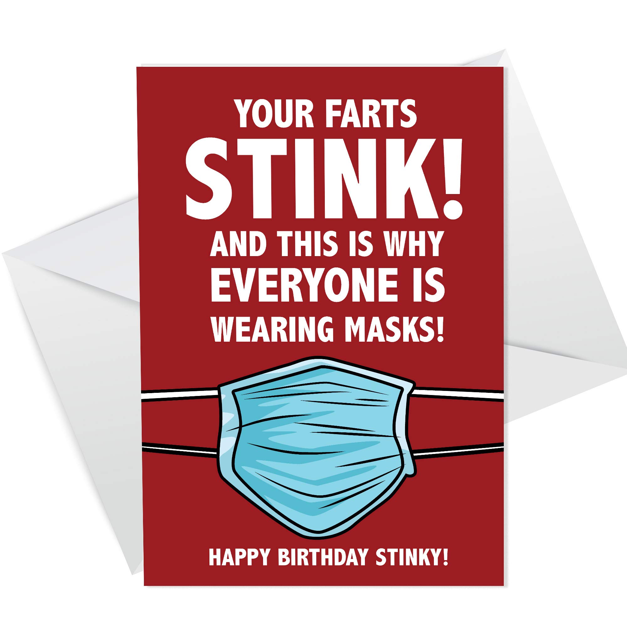 FUNNY Rude Birthday Card For Men Lockdown Design Novelty Card For Him