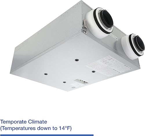 Miniatura 3 de Panasonic FV-10VE2 Intelli-Balance 100 Solución de aire equilibrado ERV, 50-100 CFM, clima templado