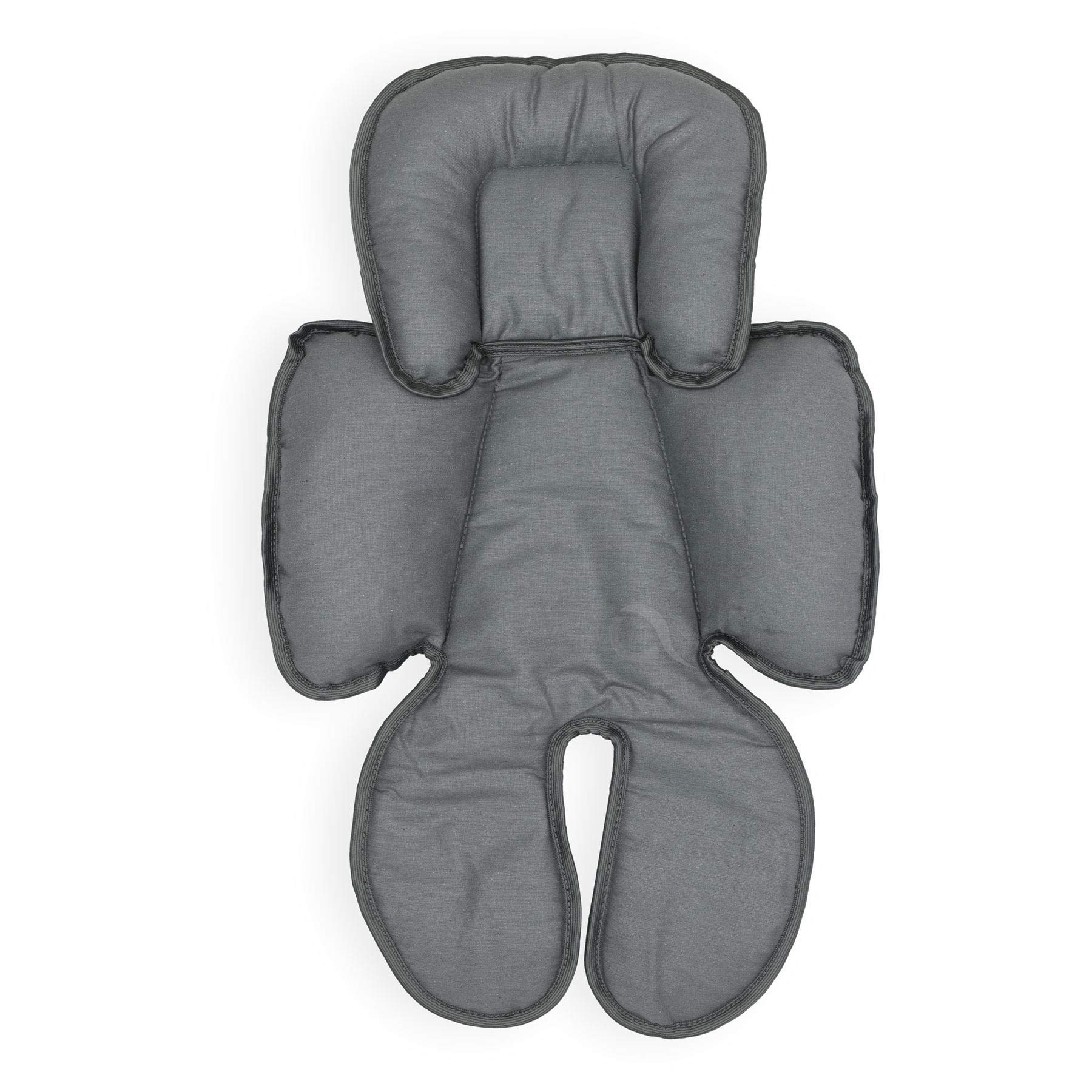 OLOBABY Total Body Support Infant Snuzzler Reducer Head and Body Support Anti Allergic Cotton (Charcoal)