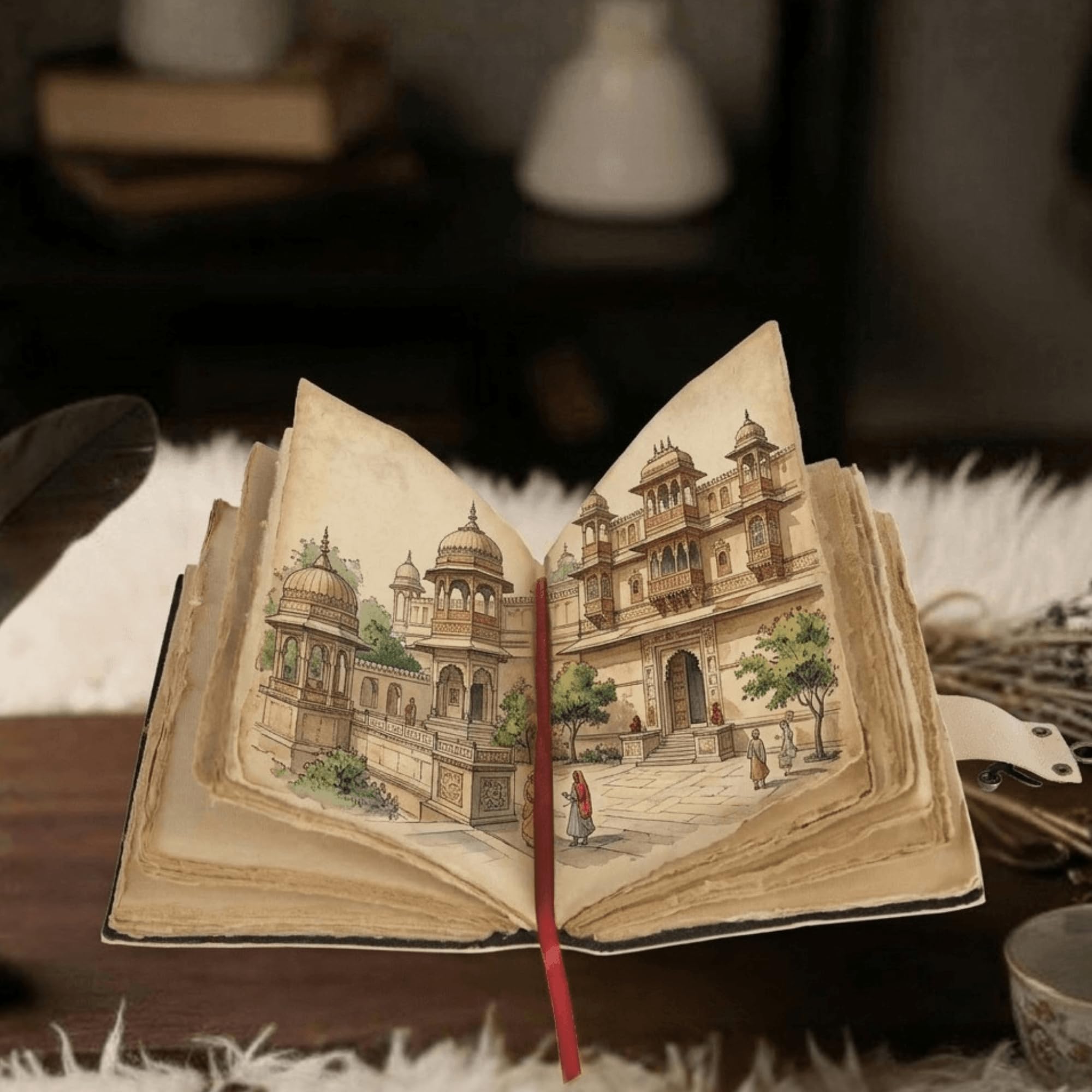 Volpe stampa UV albero della vita vintage copertina in pelle diario per uomini e donne scrittura taccuino da viaggio diario artista disegno album vecchia carta carta a righe