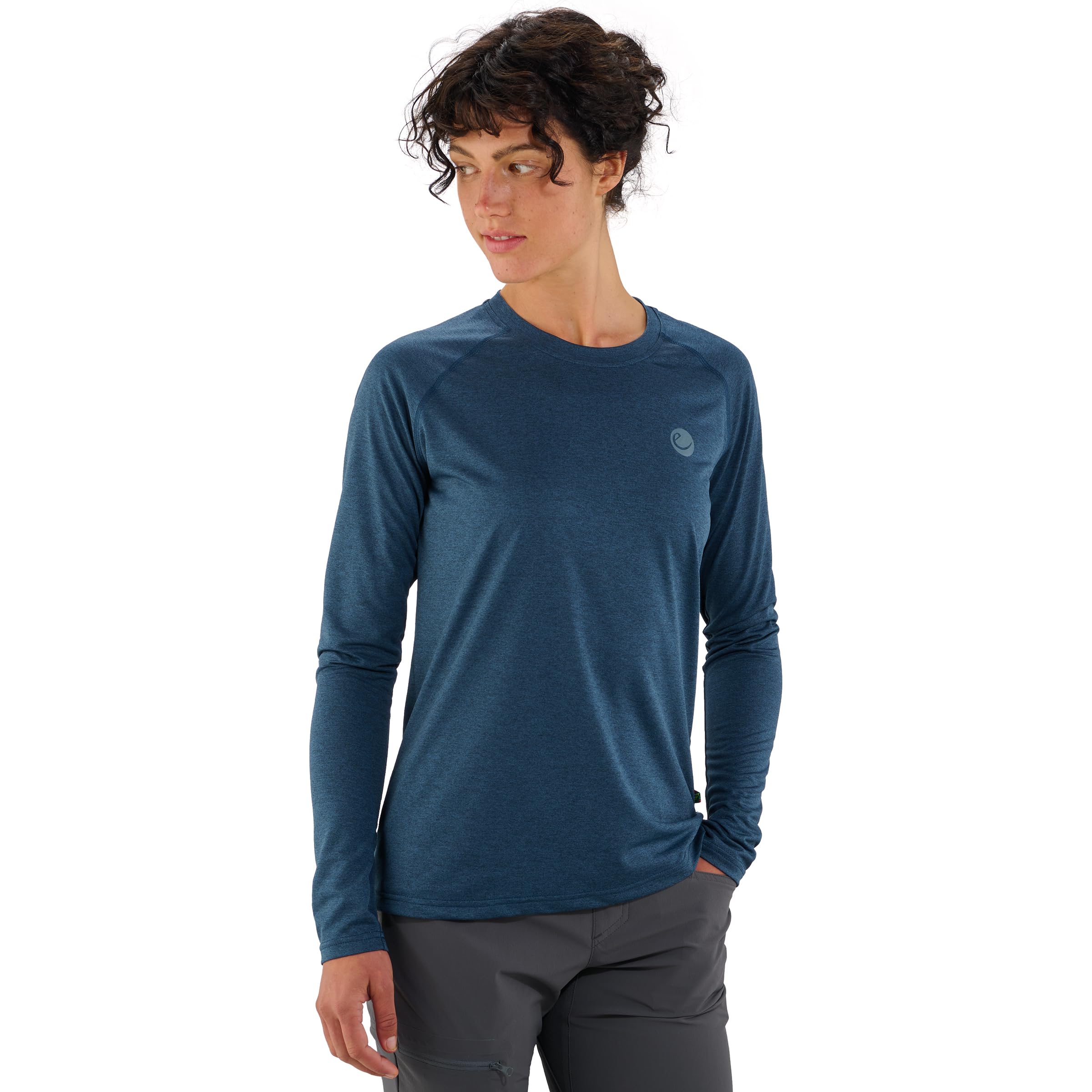 EDELRID Femme Esperanza T-Shirt Long, Blueberry, XL