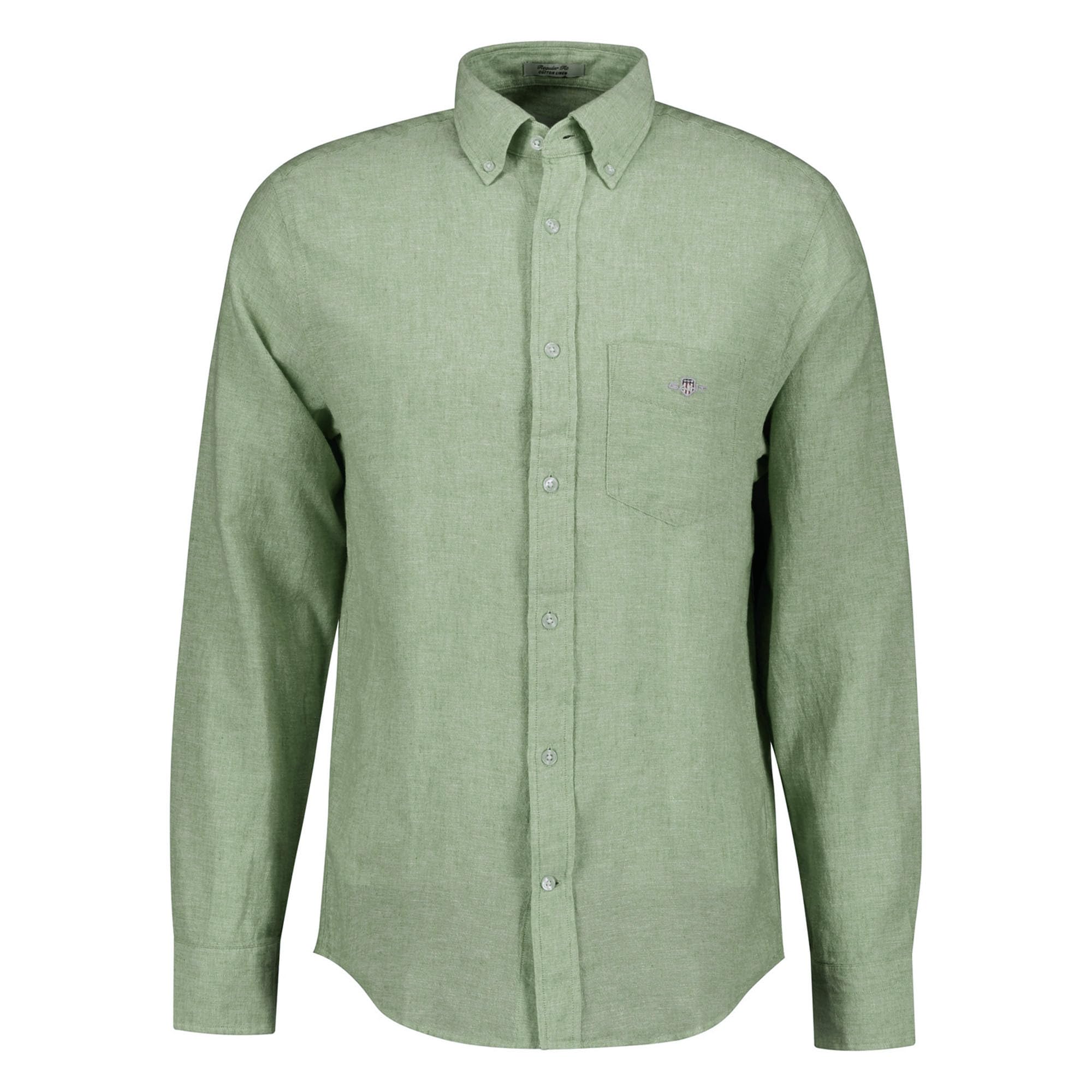 GANT REG Cotton Linen Shirt