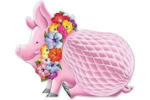 Exceptionally Enchanting Beistle Luau Pig Centerpiece