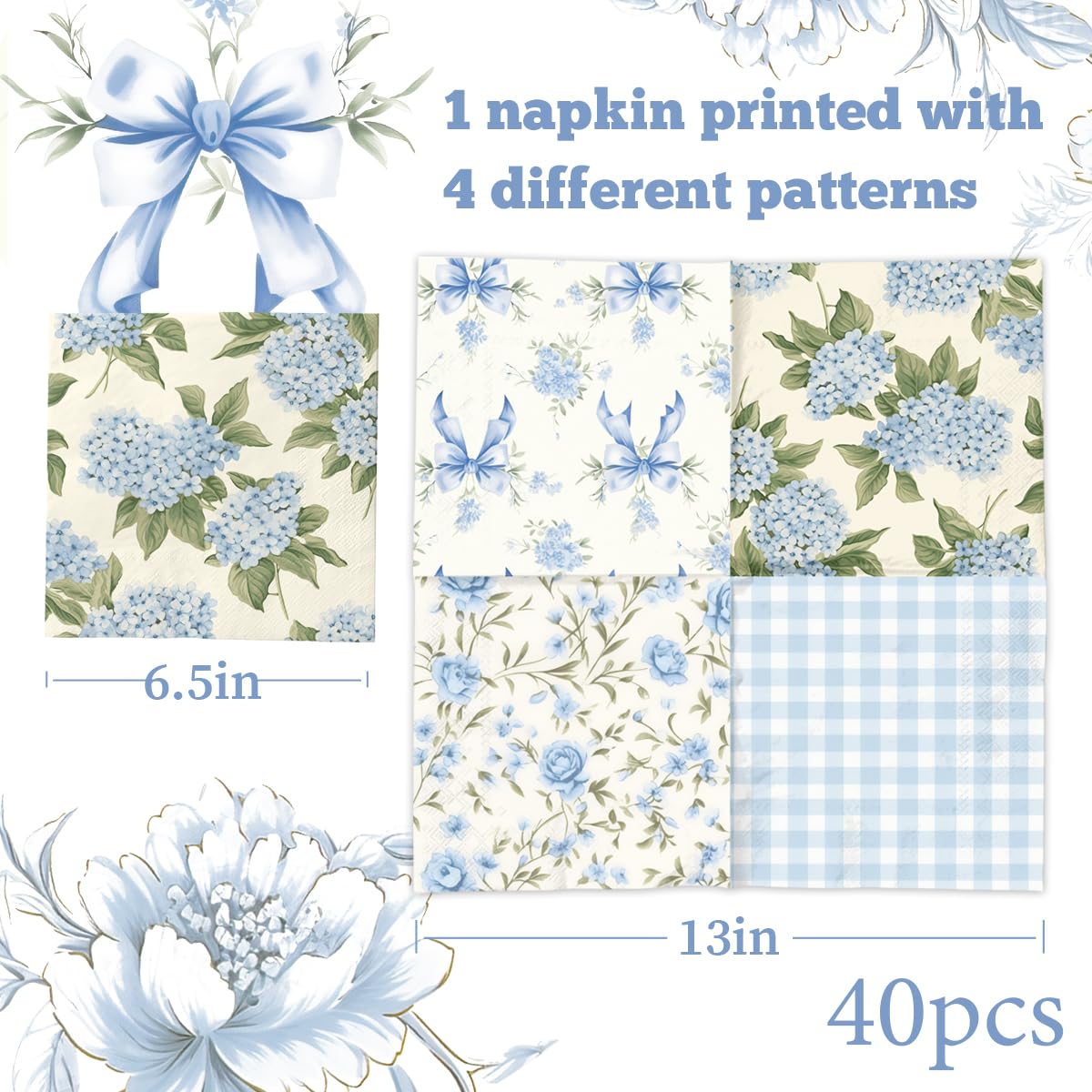 Servilletas de flores (estilo 1)