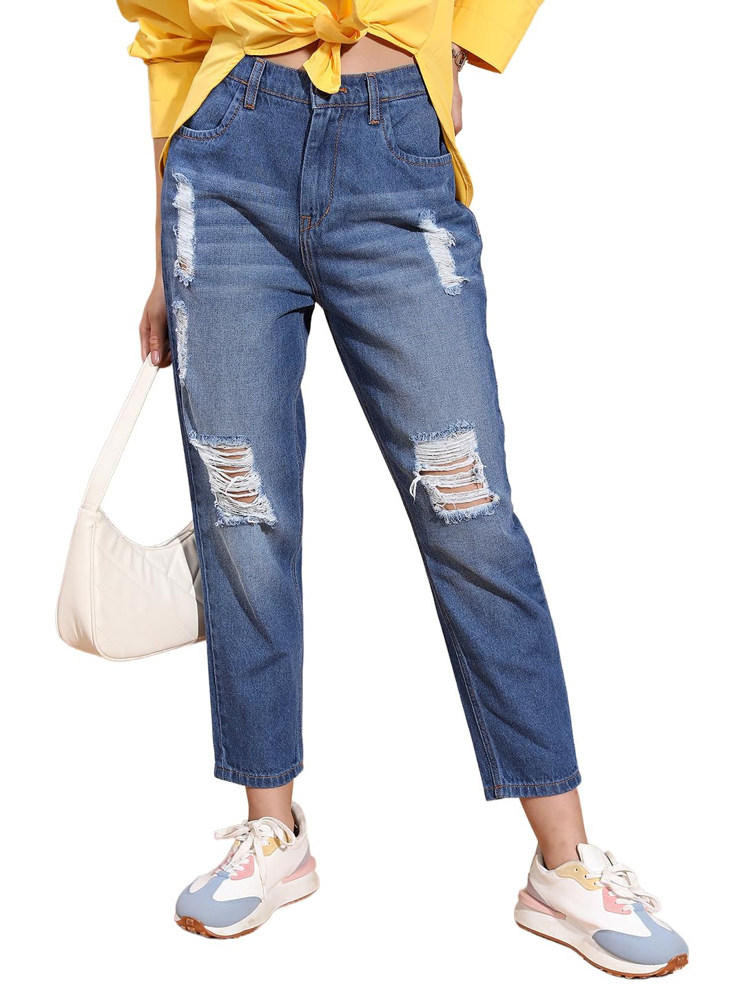 tokyo talkies Women's Relaxed Fit Regular Mid-Rise Jeans Pant-picture-48
