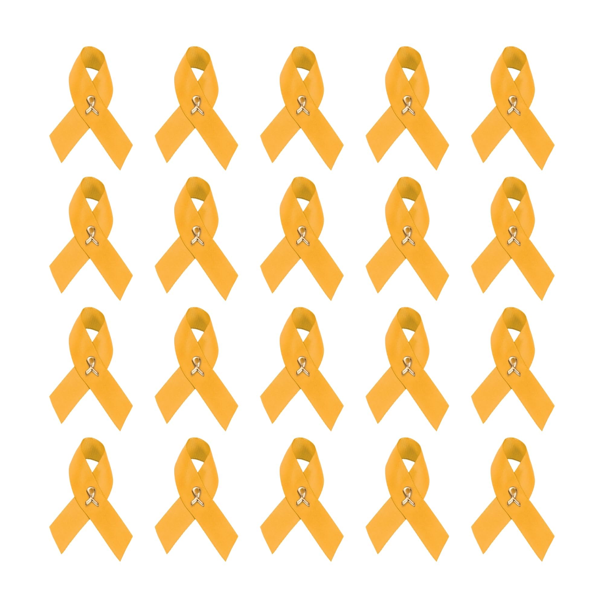 1/2/5/10/25/50/100pcs Satin Awareness Ribbon Pins (Pick your color), for Cancer &amp; Disease Awareness, Bulk Quantities for Fundraising, Events, Gift Giving