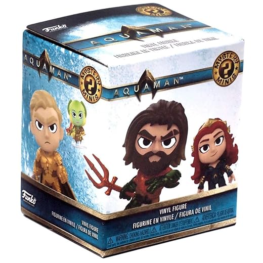 Funko Mystery Mini: Aquaman Movie - One Mystery Collectible Figure, Multicolor