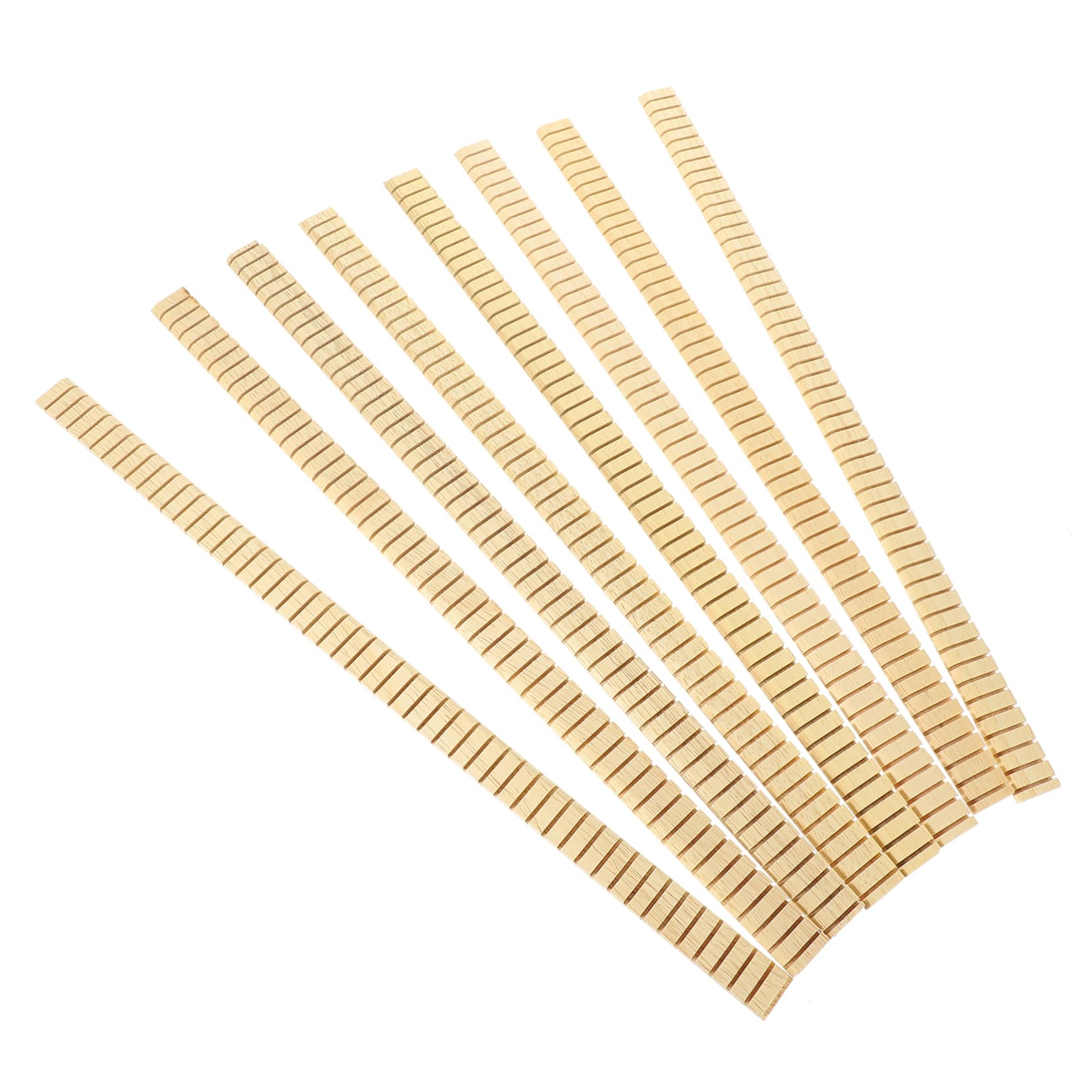 SUPVOX 8pcs Guitar Decoration Accessories Luthier inside Strips Guitar Body Decor Acoustic Guitar Inlay Super Guitar Binding Trips Kit Bar Bindings Guitars Wood Inlay Wooden