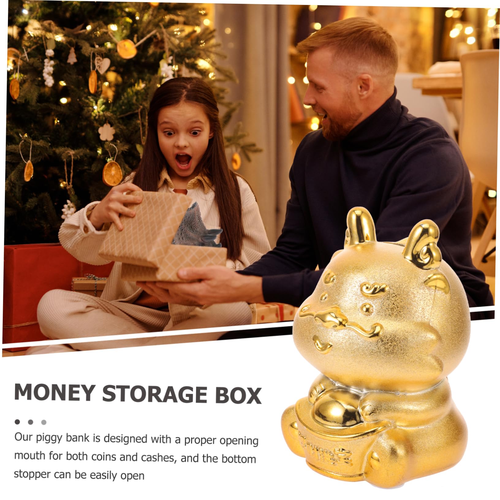 Amazon.co.jp: MUSISALY 新年のお金の瓶 干支の龍の置物 コインバンク 動物保護ポット お金の収納ボックス 節約ポット コインジャー  コインコンテナ 中国の黄道帯の龍の図 幸運の動物 : おもちゃ