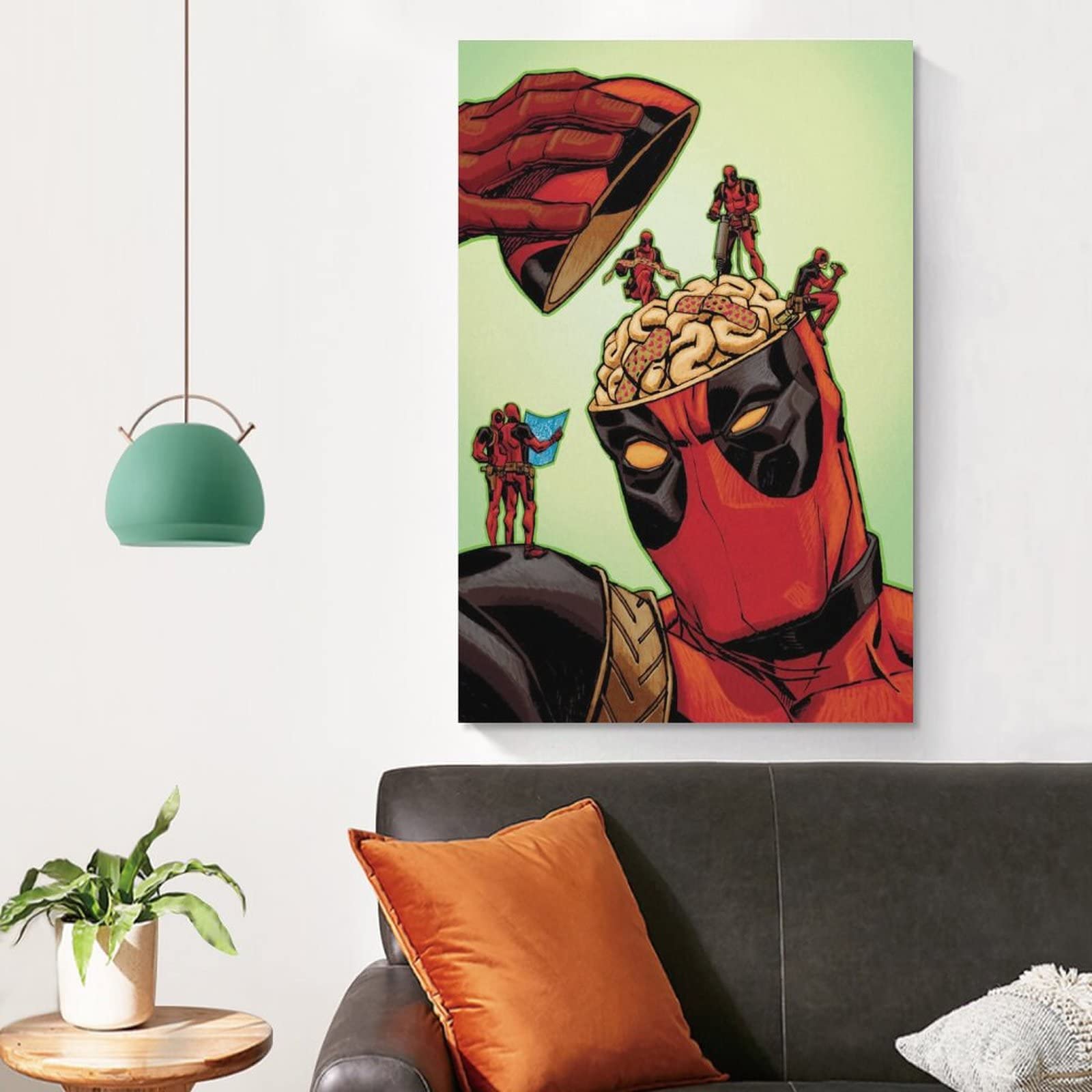 marvel デッドプール　マーベル展　アートボード　絵画　アートパネル Amazon.co.jp: デッドプール ポスター アートパネル キャンバス