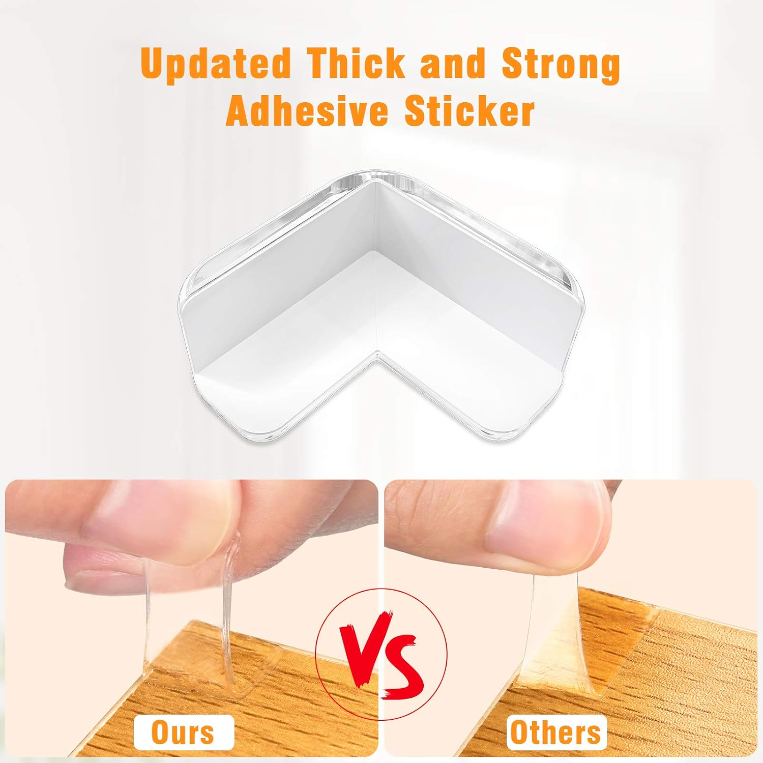 Corner Protector Baby Proofing, 12 Pack Large Baby Corner Protector Guards,Furniture Table Corner Protectors for Baby with Latest Strong Adhesion and 6 Extra Adhesive Tapes