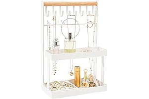 Lolalet Jewelry Organizer Stand Holder for Dorm Room Accessories