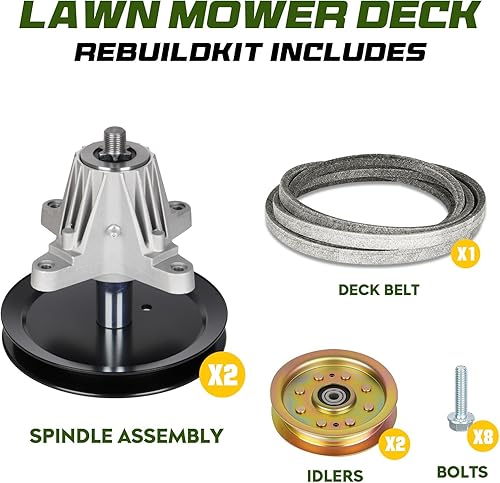 Miniatura 2 de Kit de reconstrucción de plataforma de cortacésped de 46 pulgadas para Cub Cadet LTX1045 LTX1046 LTX1046VT 618-04636 618-04865 918-04636 2 conjuntos