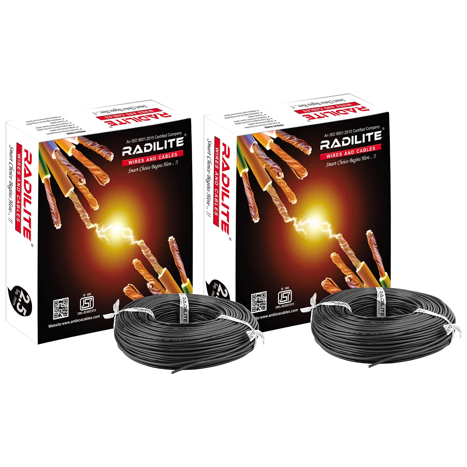 Copper Wire with Triple Layer PVC Coating, Single Core Flexible Electric Cable for Domestic & Industrial Connections (2.5 mm, 90m Long, Red),RLWC14 — Amazon image 10