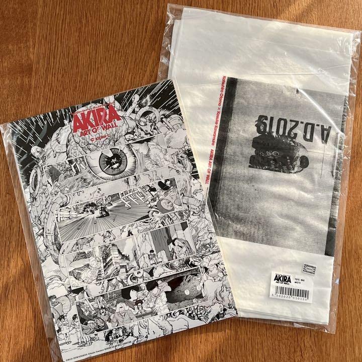 Amazon.co.jp: AKIRA ART OF WALL 大友克洋 A4ステッカー&トートバッグ