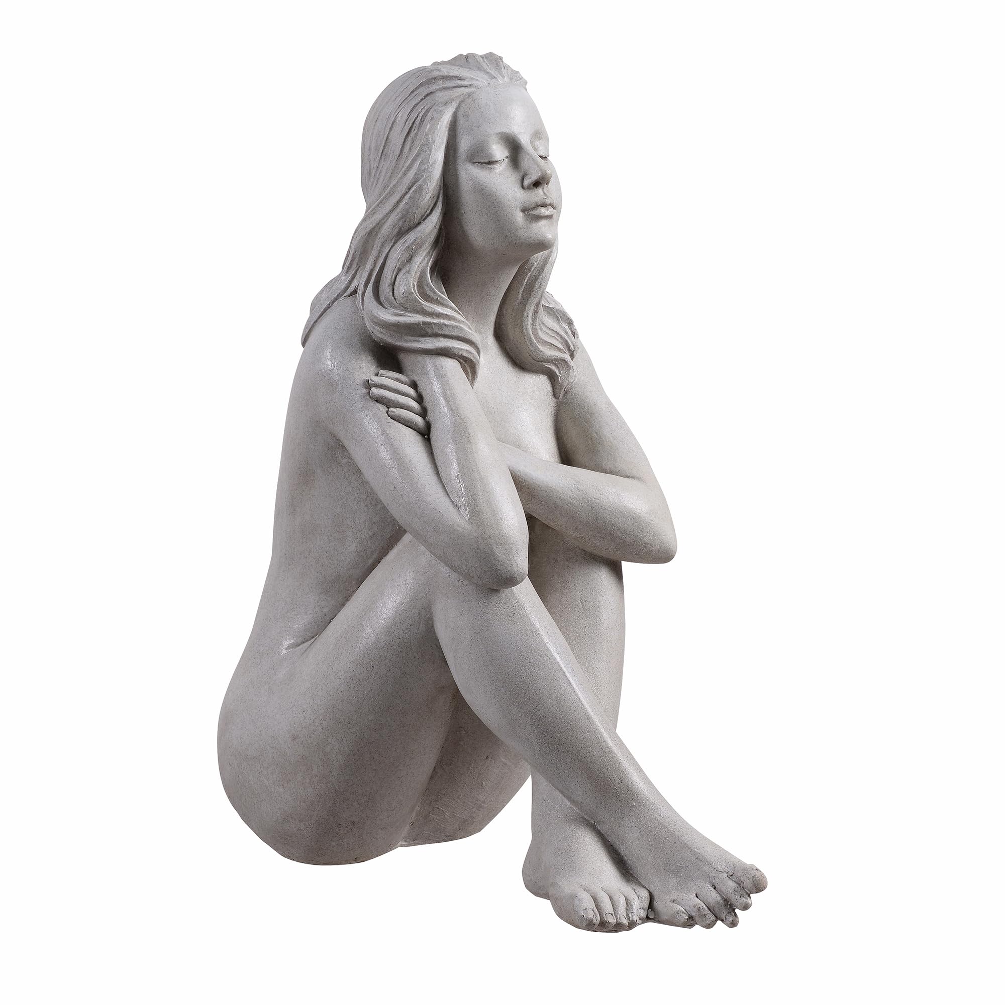 HI-LINE Gift Ltd. Gartenstatue Denkende Dame aus Kunstharz
