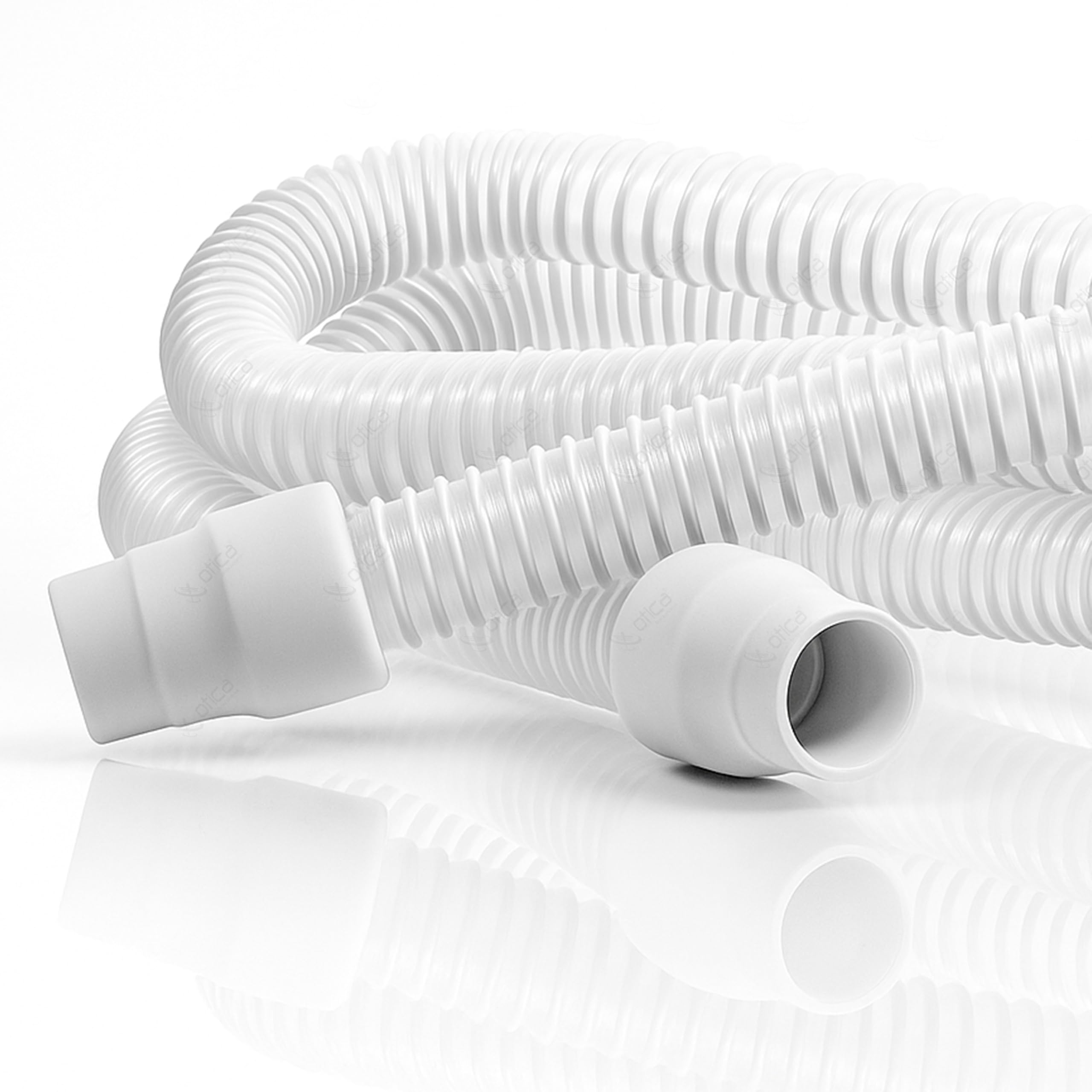 OTICA Reusable BIPAP CPAP Tube 22mm Compatible with All Brand Machine and Cpap Bipap Mask(1.8m Long), Grey