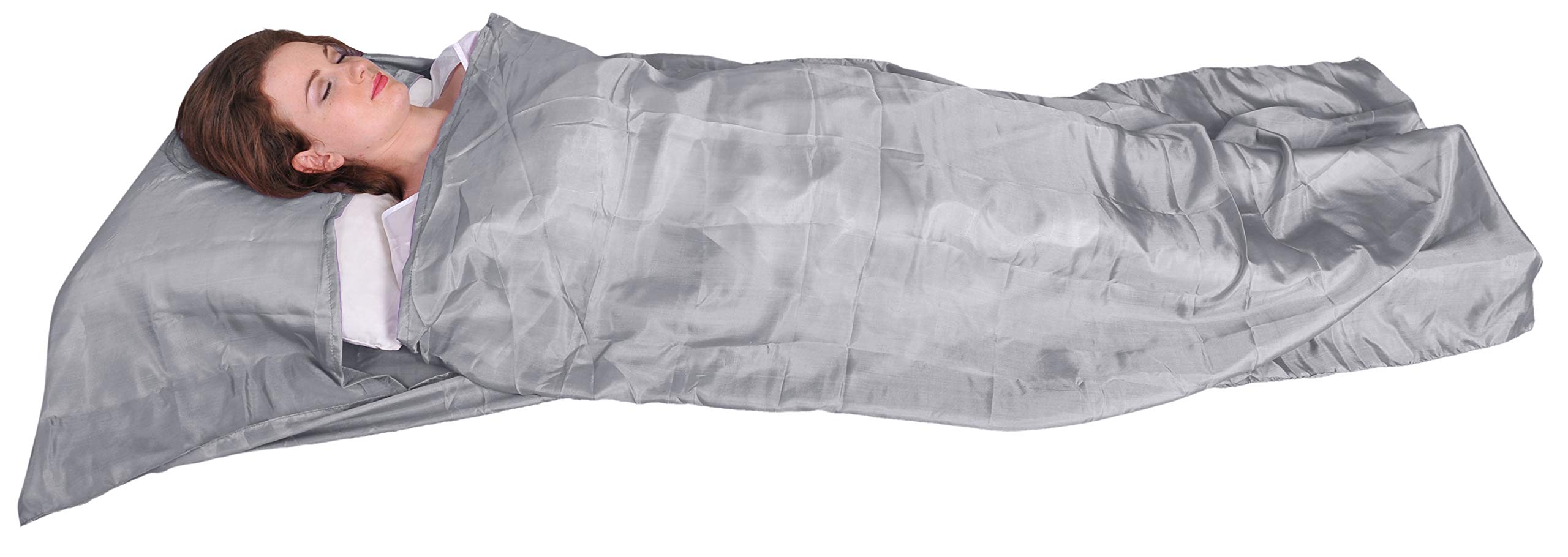 Marycraft Sábanas para Sacos De Dormir Ultraligero, 100% Seda De Mora, 210 cm x 84 cm