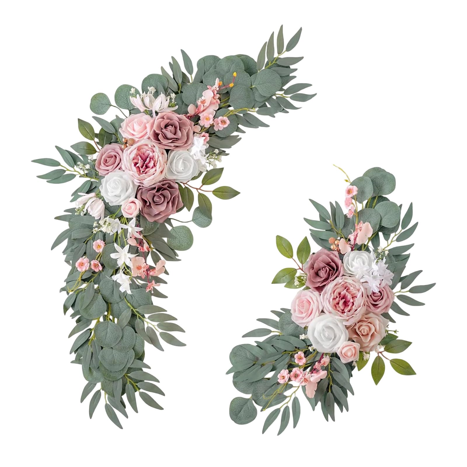 Artificial Flower Chair Decoration Wedding Venue Wedding Party Decoration Soft Artificial Flower Aisle Pewflower