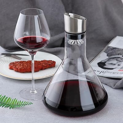 Mafiti Red Wine Pourers Aerator Portable Decanter With Base For Birthday Friendship,Wine Gift Father Day Party Home Use - View #5