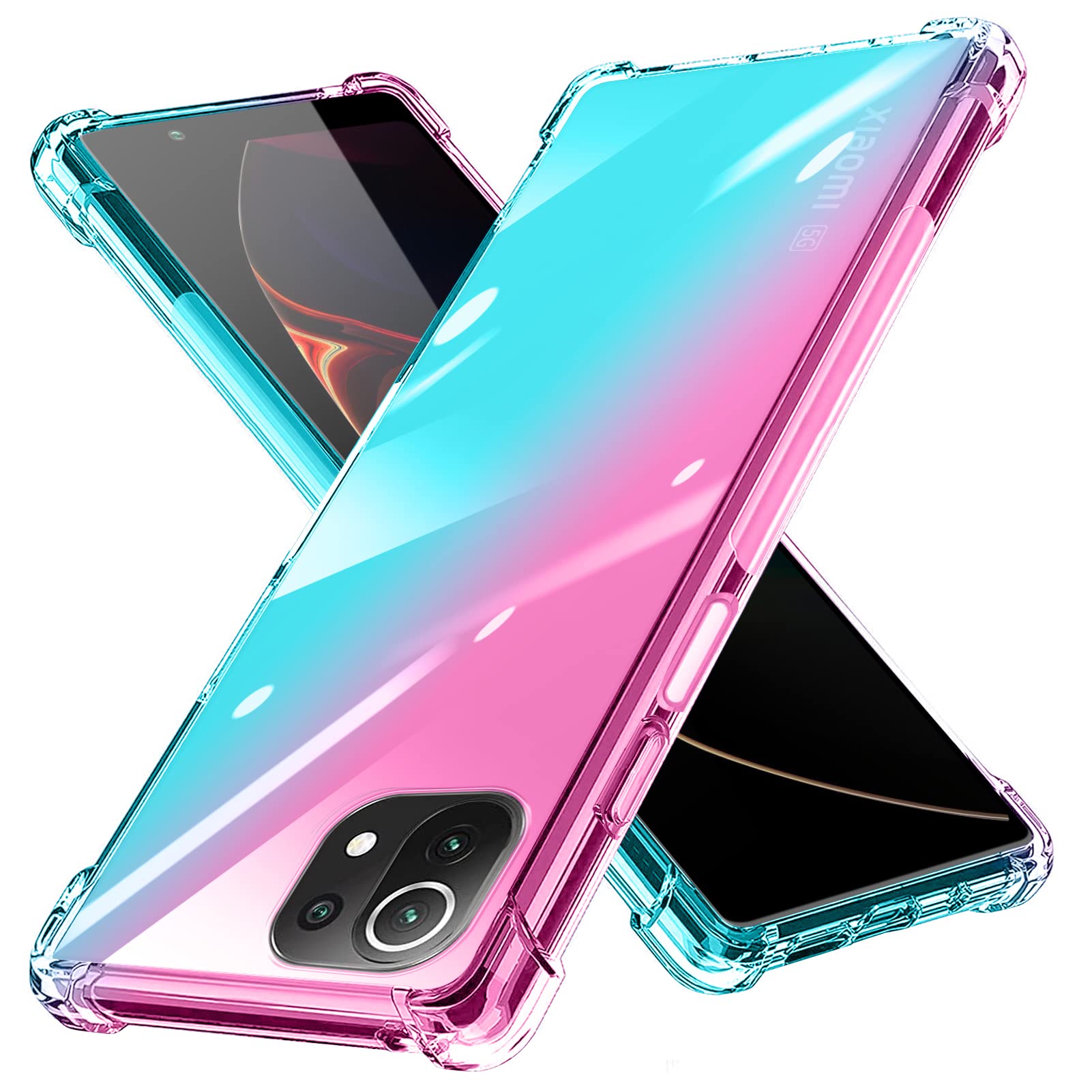 Amazon.co.jp: Xiaomi Mi 11 Lite 5G ケース 耐衝撃 クリア TPU Mi 11  