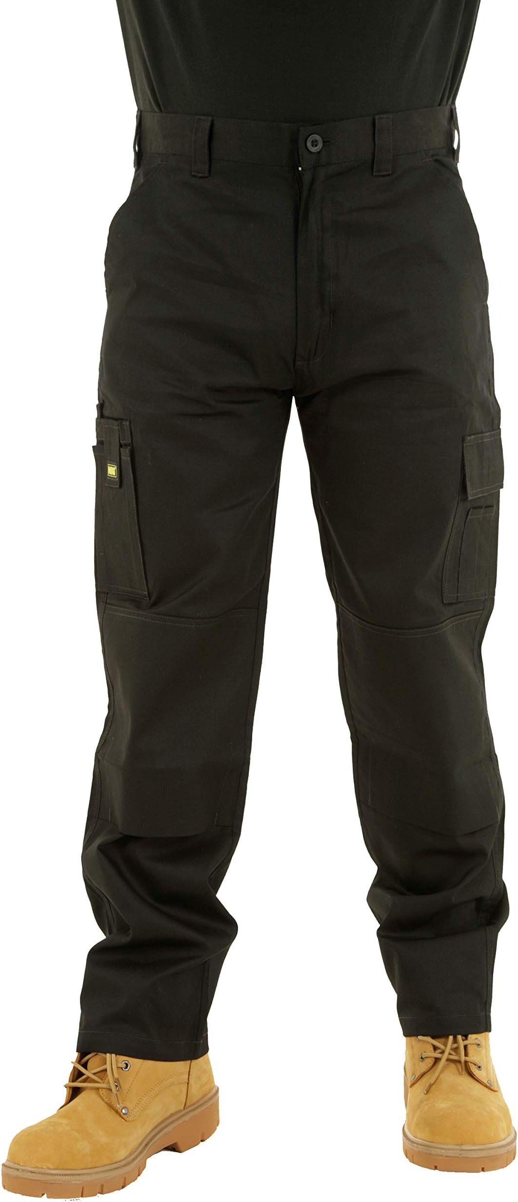 Mens MIG Cargo Work Trousers & Knee Pad Pockets Size 30 to 42 with 6 Pockets - Combat Style