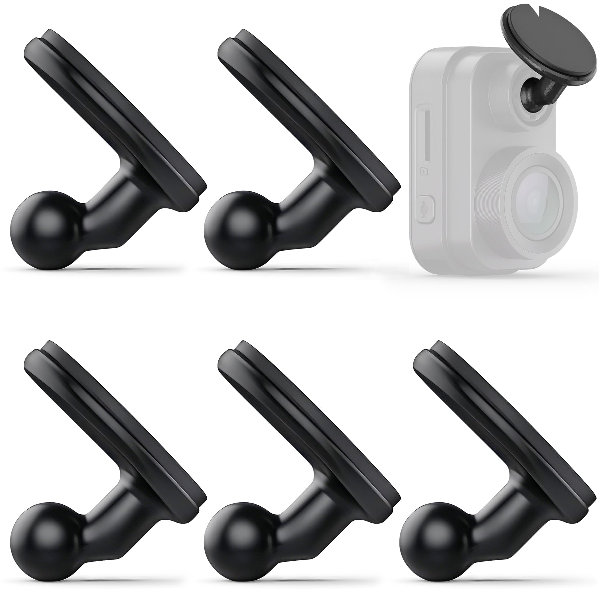 5 Pcs Sticky Mounting Brackets for Use with Garmin Dash Cams Fits Mini 2 3 45 67W Tandem