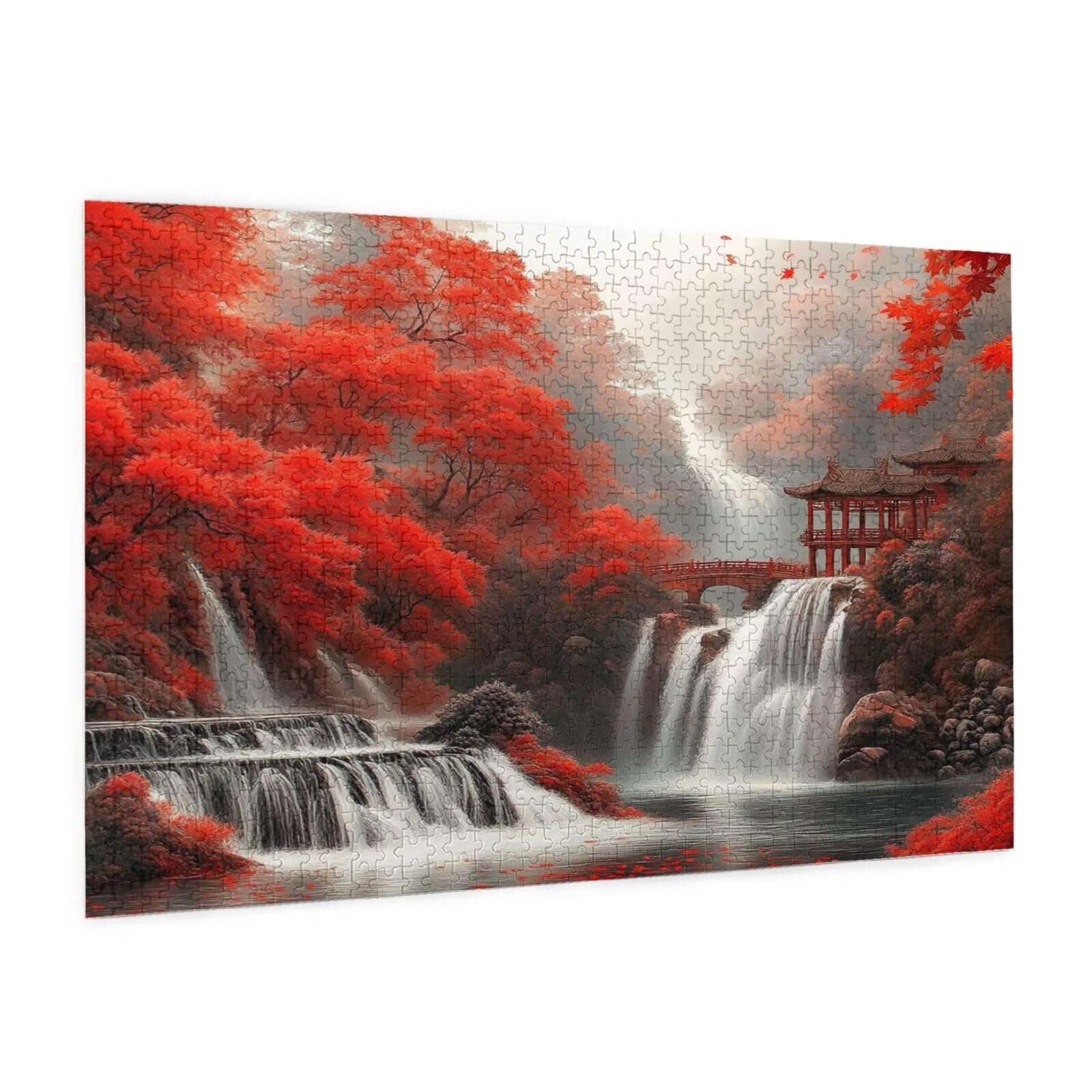 Puzzles Árbol 2000 Adultos, Puzzle Caer 2000 Piezas Adecuado para Principiante, Juegos Divertidos/Coloridos Entretenimiento Familiar, Pasatiempos Creativos Adultos Mujer para Decoracion Regalos 1T-78