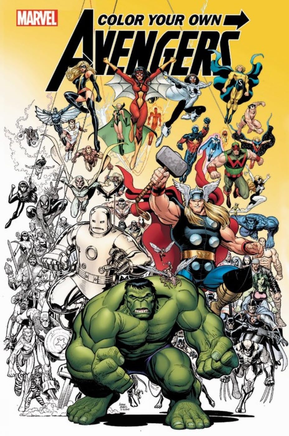 Color Your Own Avengers
