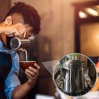 Vista 4 de 2 piezas de percolador de café de repuesto para parte superior de vidrio transparente para piezas de filtro de cafetera, piezas y accesorios