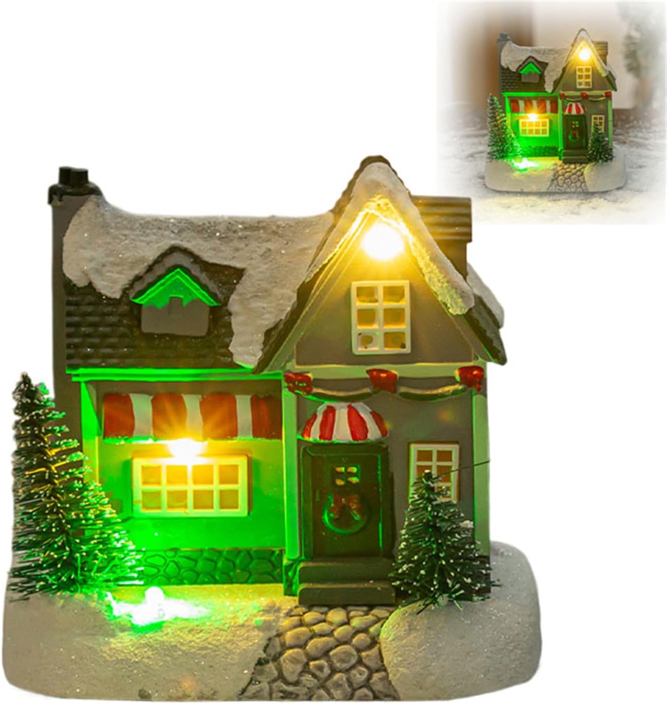 Christmas Village Houses Battery Operated, Christmas