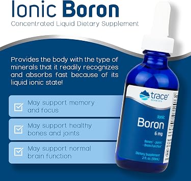 TRACE MINERALS RESEARCH SPO Liquid Ionic Boron، 2 OZ