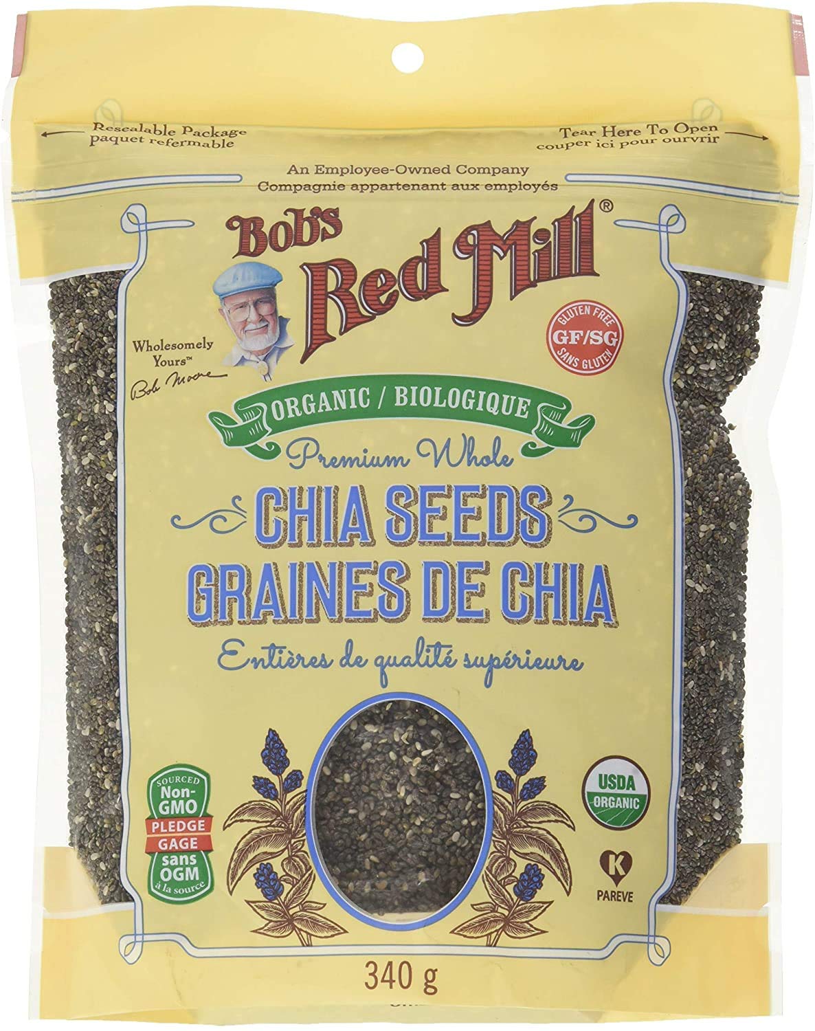 Bob's Red Mill Organic Chia Seeds, 340g - 2