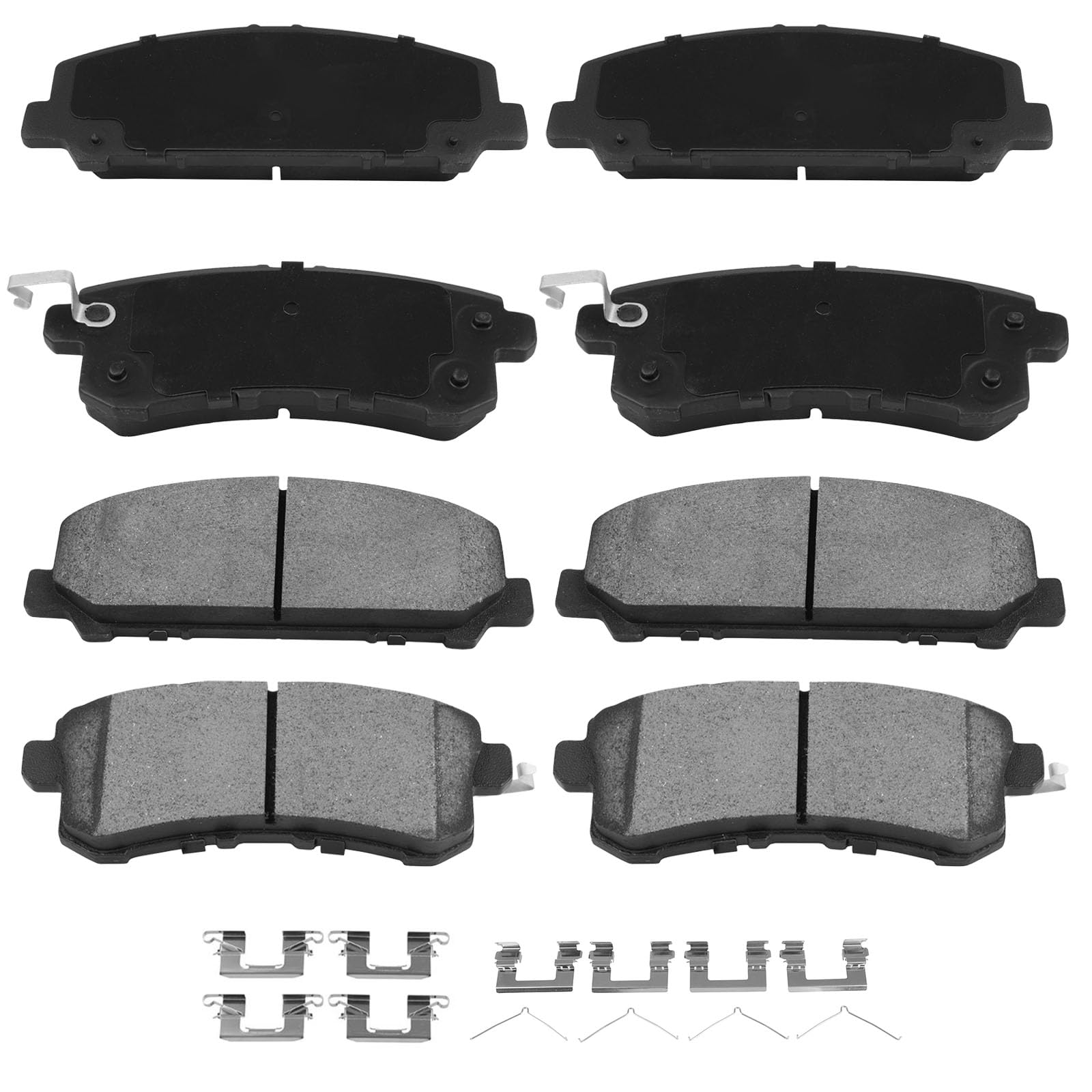 AUTOMUTO 8PCS Disc Brake Pads Set D1509 D1510 For INFINITI For QX80 2014-22