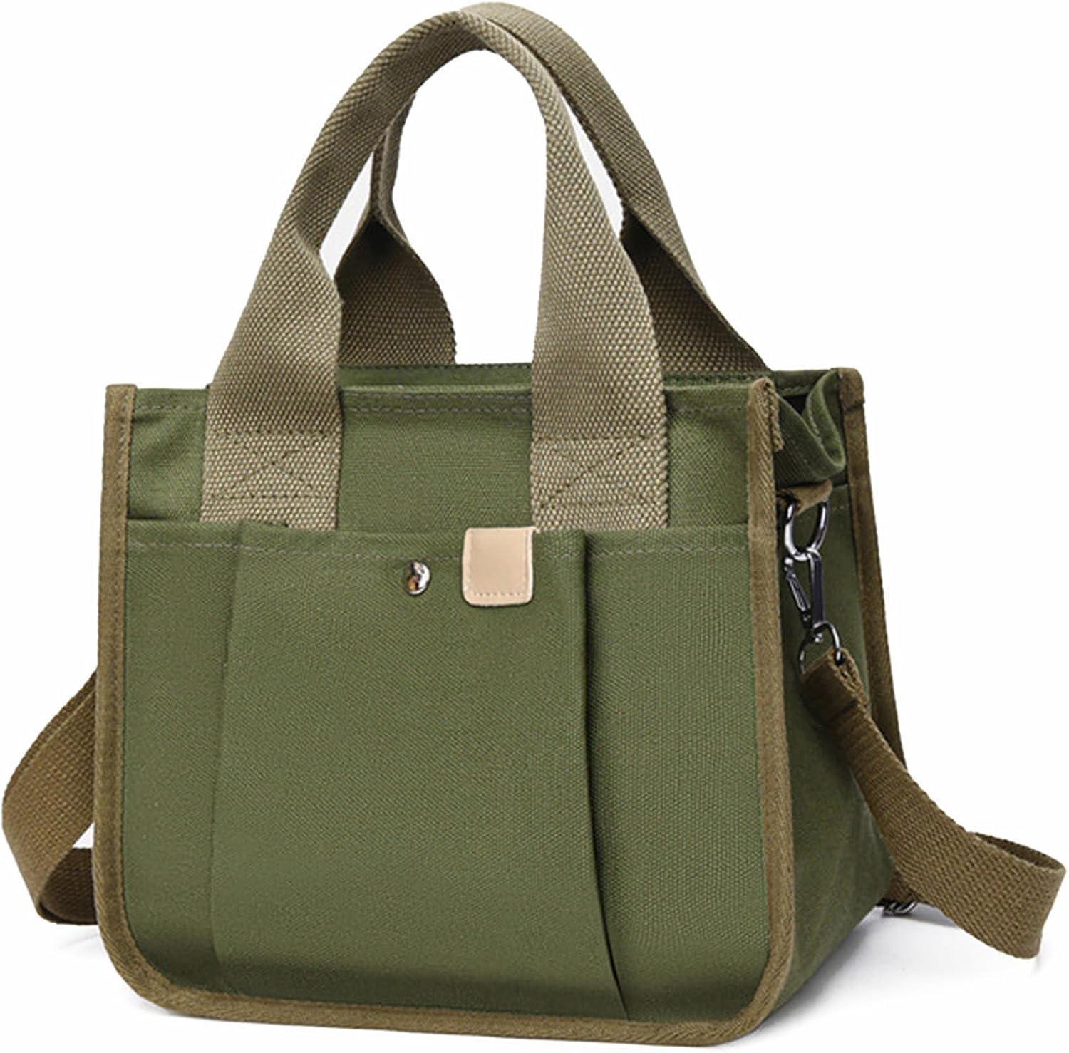 Canvas Tote Bag, Tote Bags Women Crossbody Bag, Small Tote Bag, Canvas Crossbody Bag Shoulder Bag, Satchel Handbag with Pockets for Women