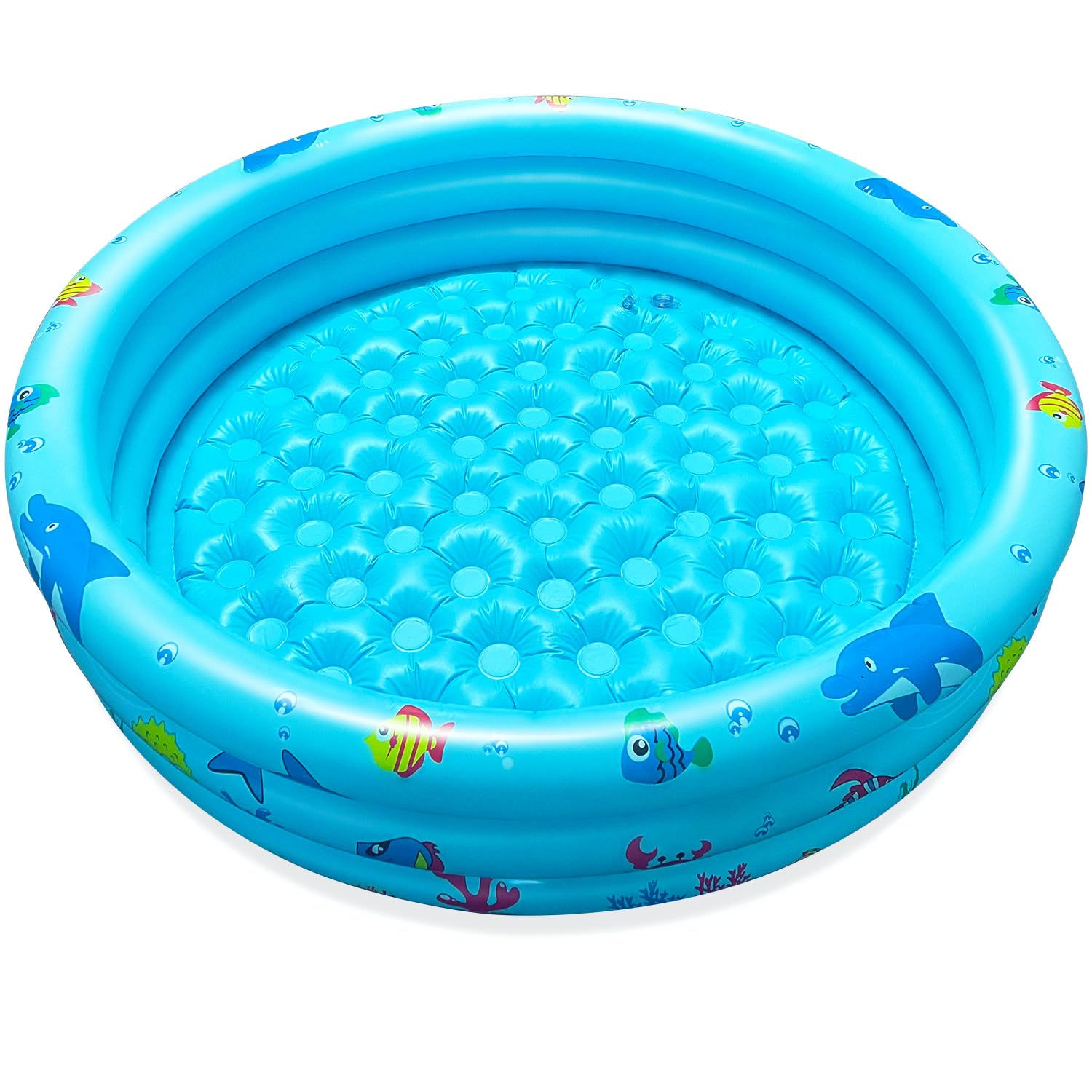 Piscine gonflable enfants Jiosdo 110x27 cm : la fraîcheur sans effort