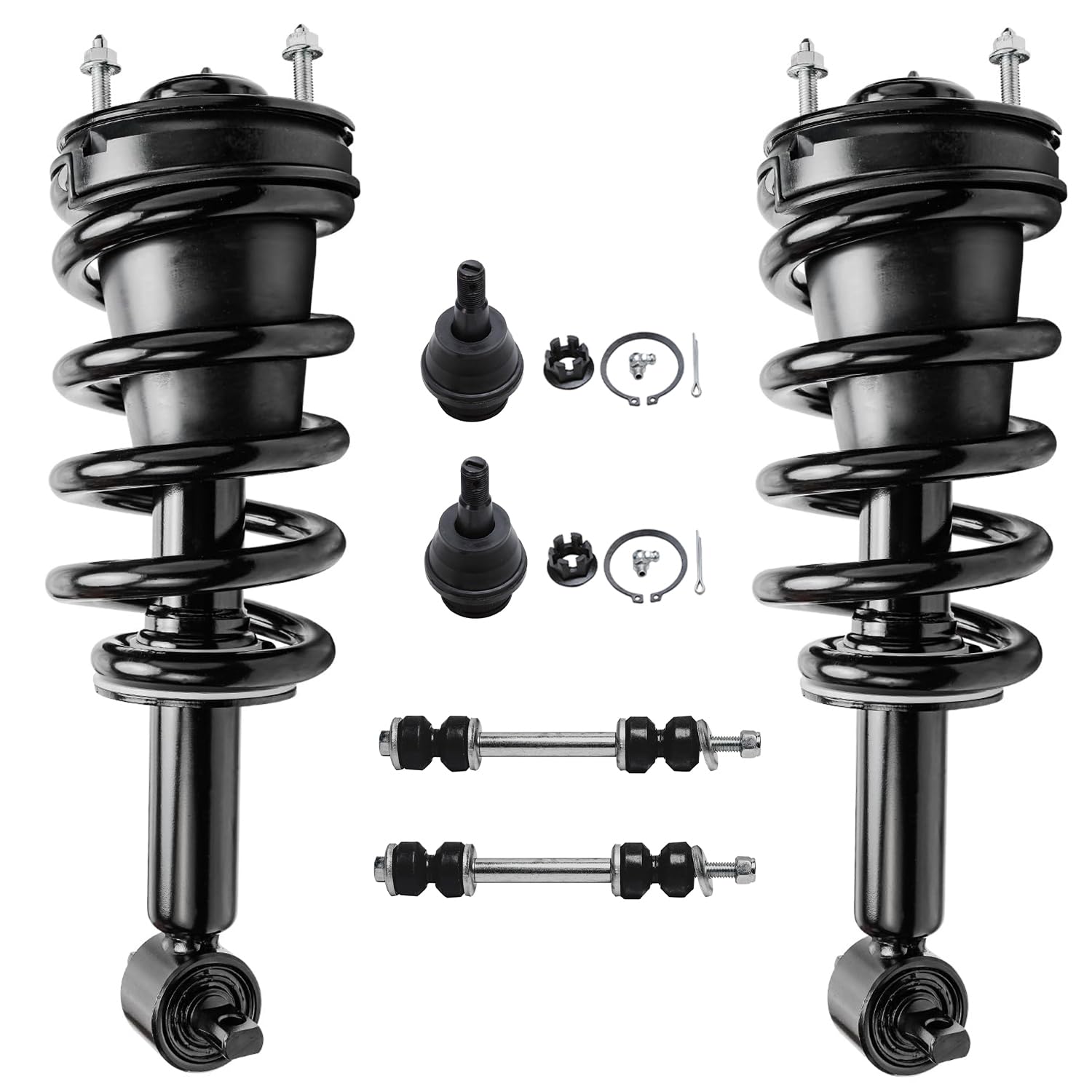 Detroit Axle - Front Struts Kit for 2007-2013 Chevrolet Silverado 1500