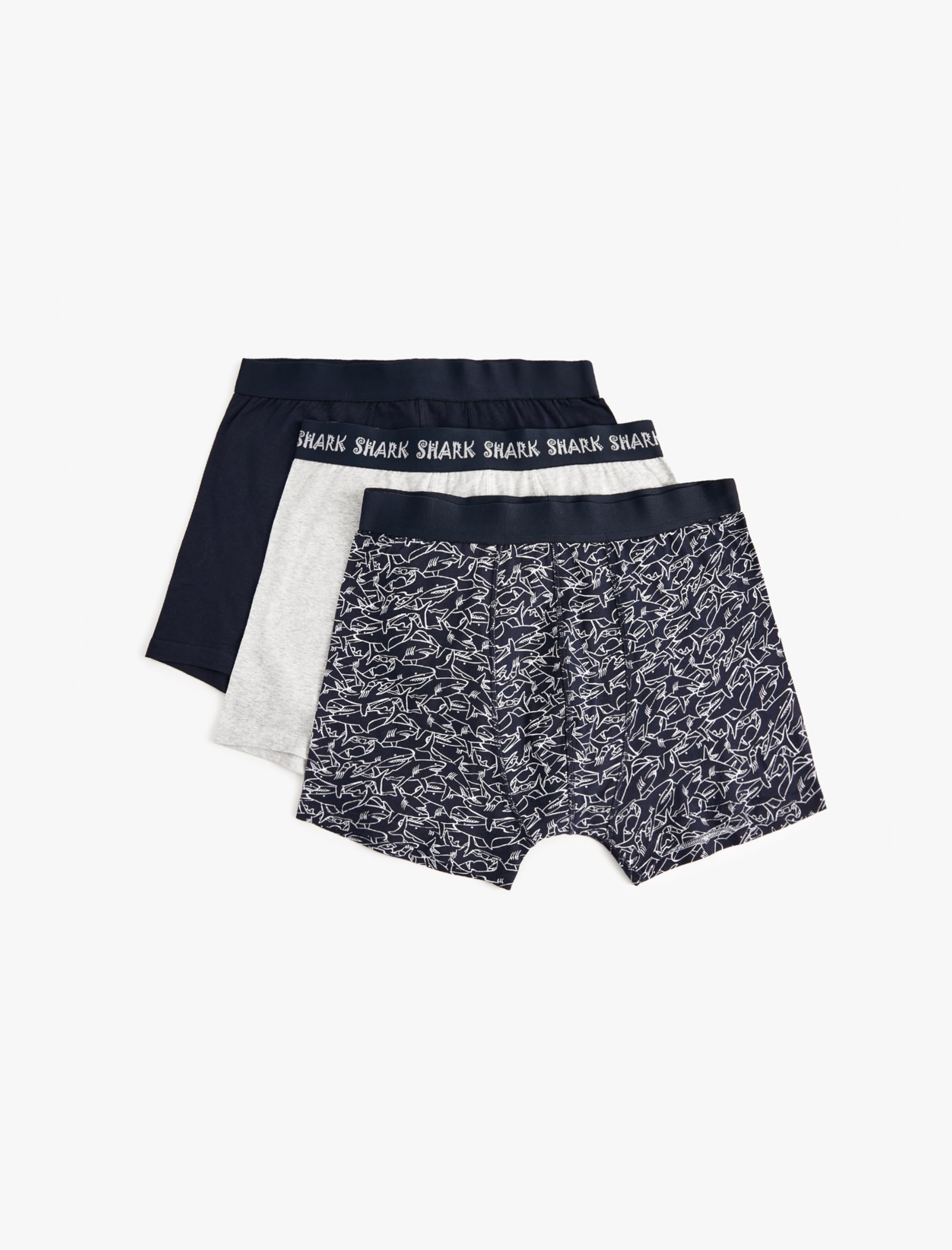 Baskılı 3'lü Boxer Set 4SLM90051MK Boxer Erkek