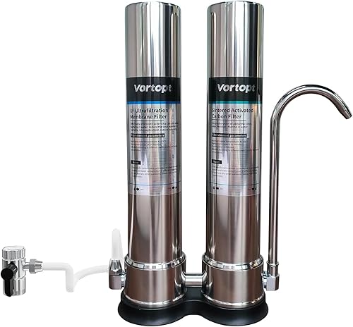 Miniatura 2 de Vortopt Filtro de repuesto UF compatible con filtro de agua para encimera F9, vida útil de 18 a 24 meses, F9 UF