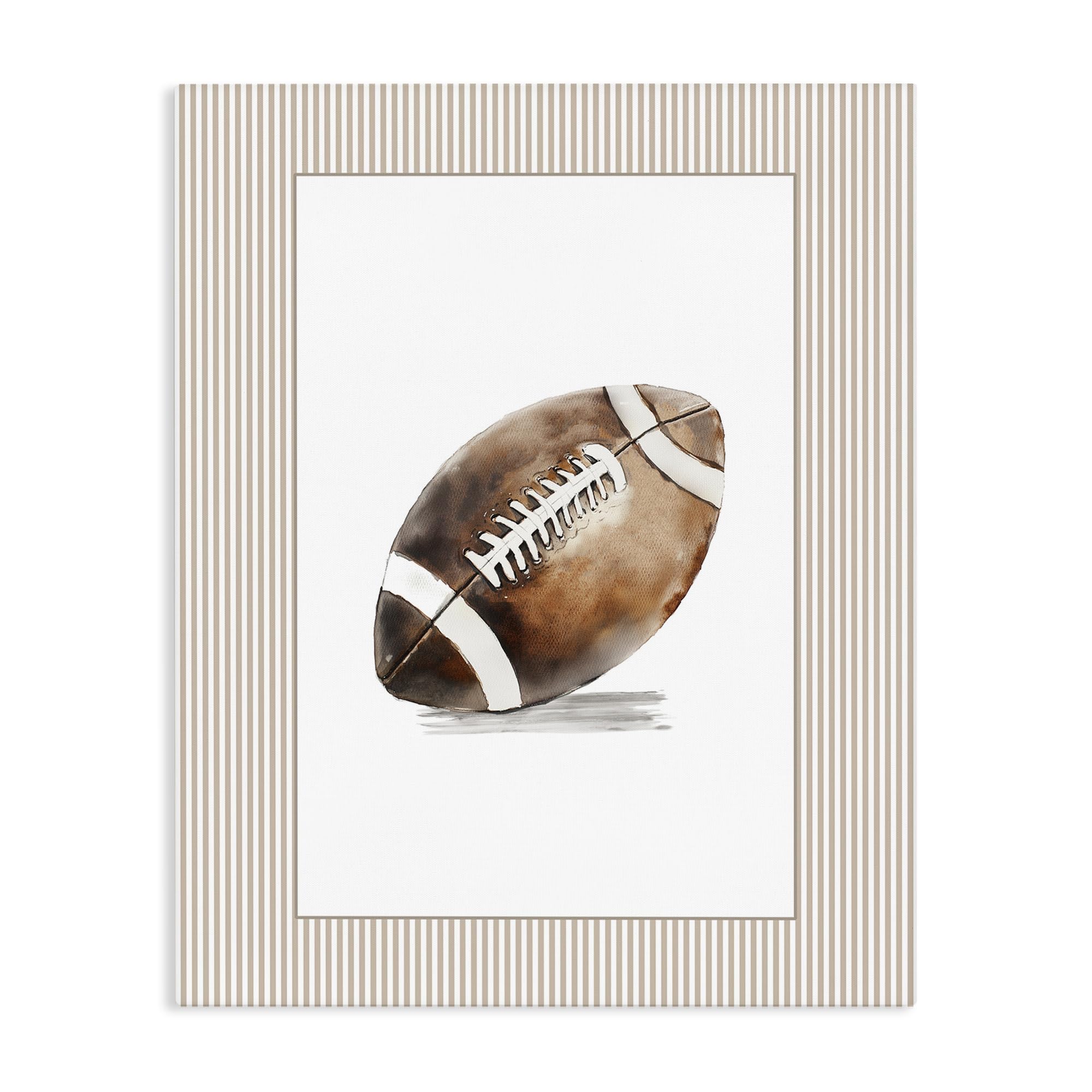 Stupell Industries Unframed 'Vintage Sports Football'| Canvas Art
