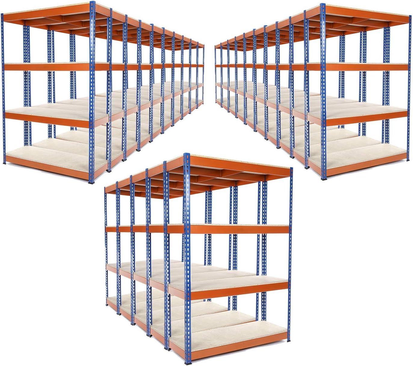 25 x Extra Heavy Duty Garage Racking Shelving Unit 1800mm H x 900mm W x
