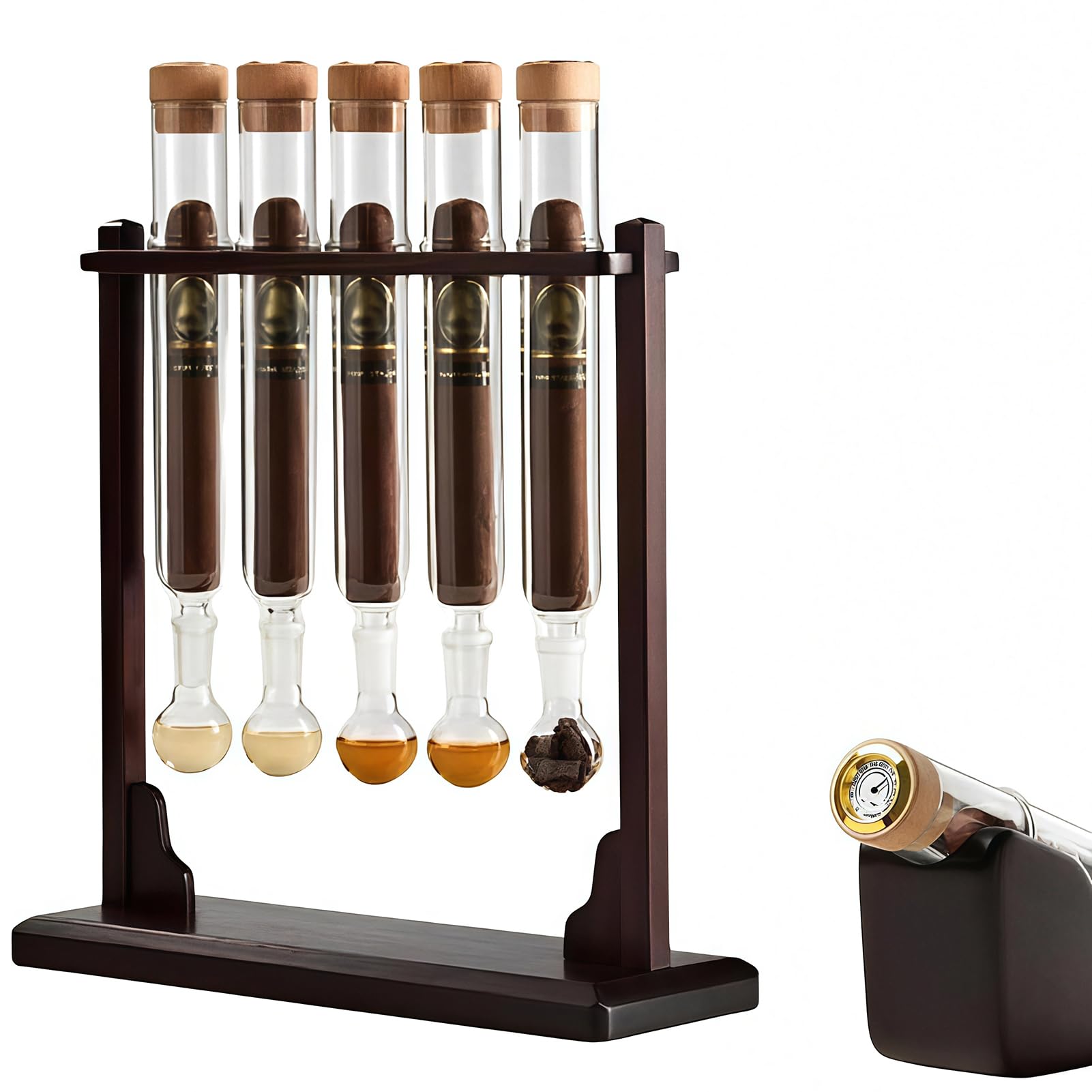 Humidificateur de cigare en tube verre pour sublimer vos soirées fumoir