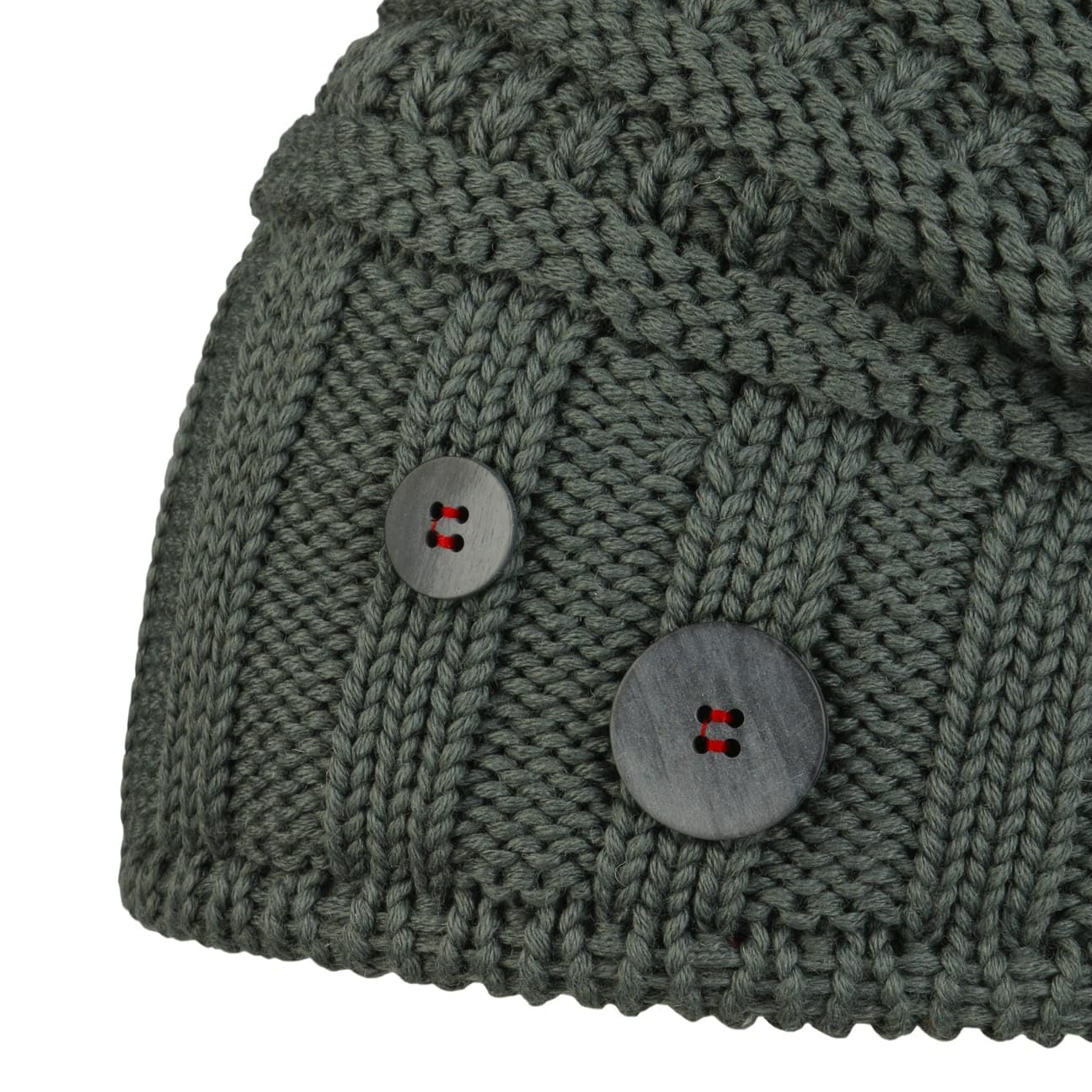 Eisbär Cullen Oversize Beanie Strickmütze Mütze Oversize-Mütze Skimütze Wintermütze Wollmütze Damen/Herren - Made in Italy Long mit Futter, Futter