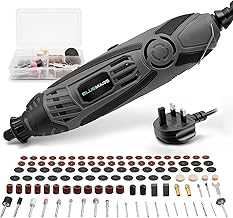 Bluemars 150W Lightweight Rotary Multi Tool Sets,Variable Speed Rotary Tool, 120pcs Accessories Included, Mini Grinder, Drill, Engraving, Cutting, Polishing for Craft Projects and DIYer