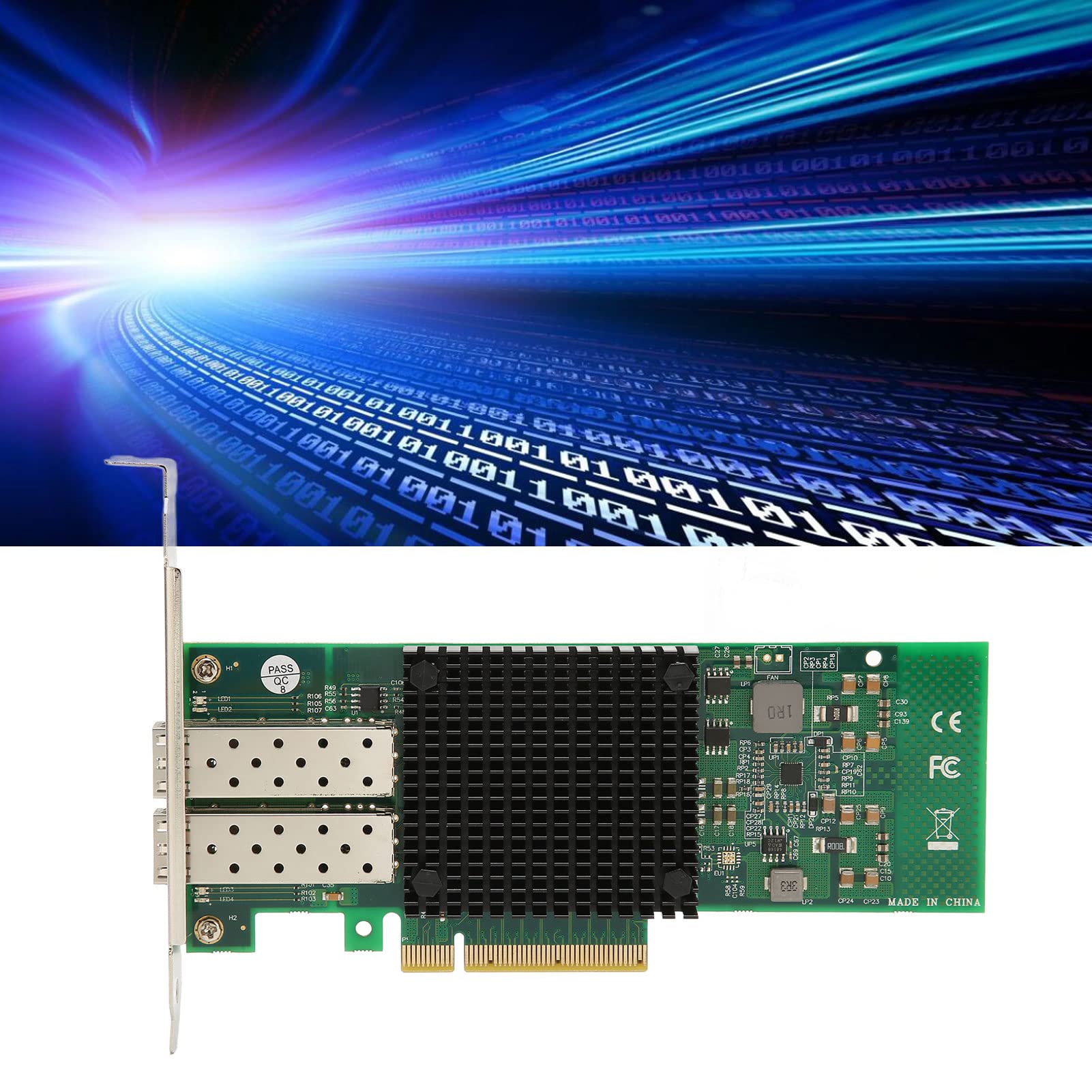 Generic Scheda di Rete per Server in Fibra Ottica con flessibilità di Virtualizzazione e Architettura Stabile Ad Alta capacità, per Server Virtuali, Adattatore NIC per in Fibra Ottica