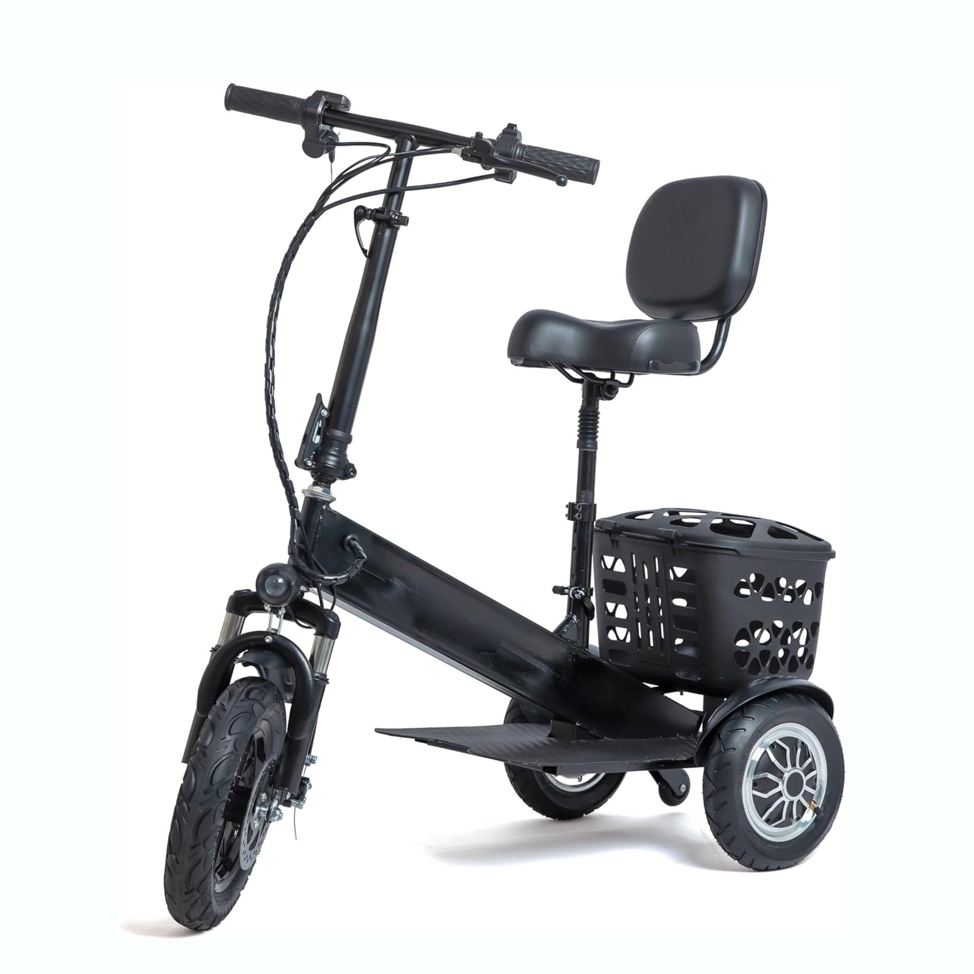 Scooter de movilidad plegable y ligero para adultos y personas mayores, soporta hasta 150 kg (330 lbs).