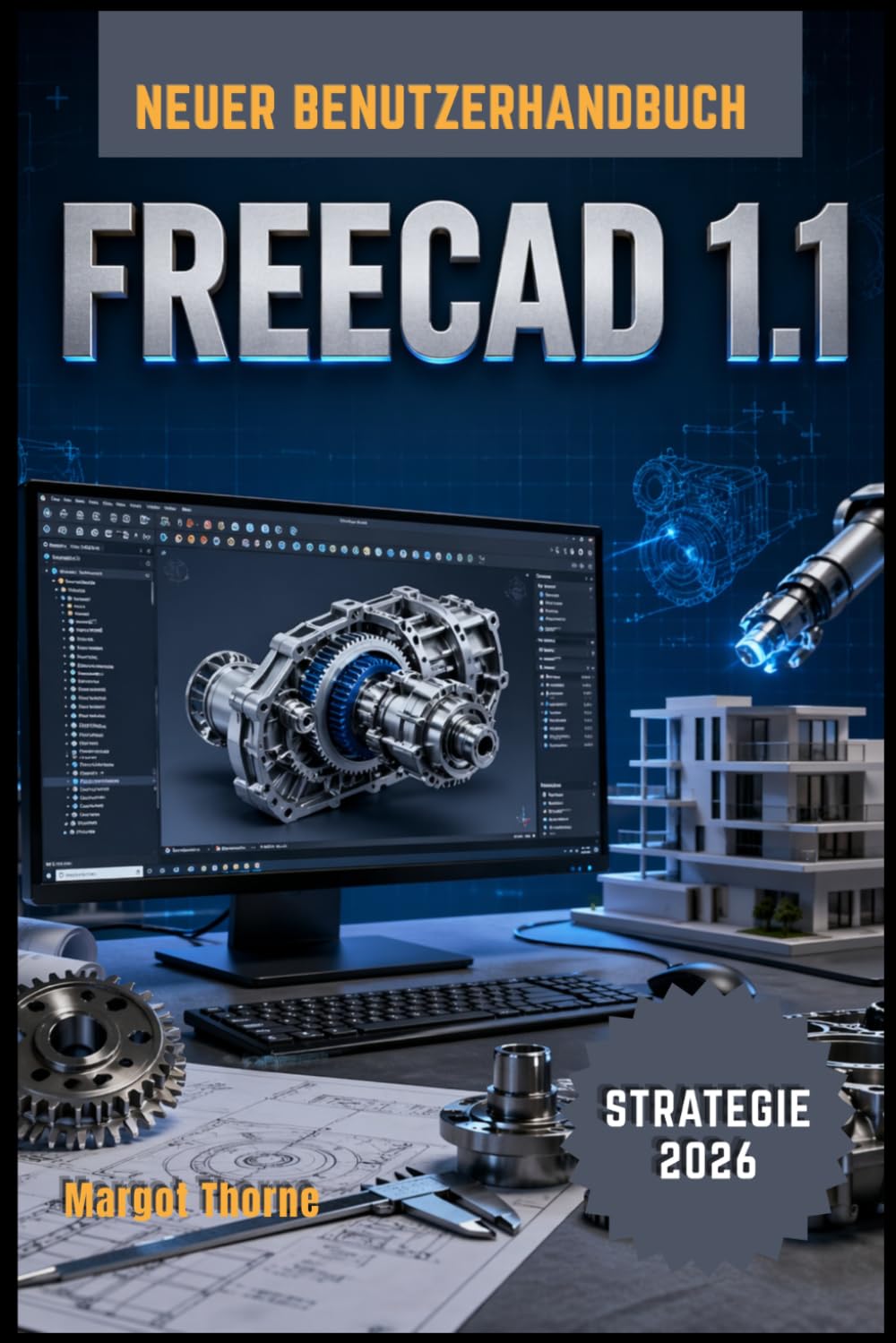 FreeCAD 1.1 Benutzerhandbuch 2026: Eine vollständige Schritt-für-Schritt-Anleitung, um 3D-Modellierung, parametrisches Design und professionelle Ingenieurprojekte mühelos zu meistern