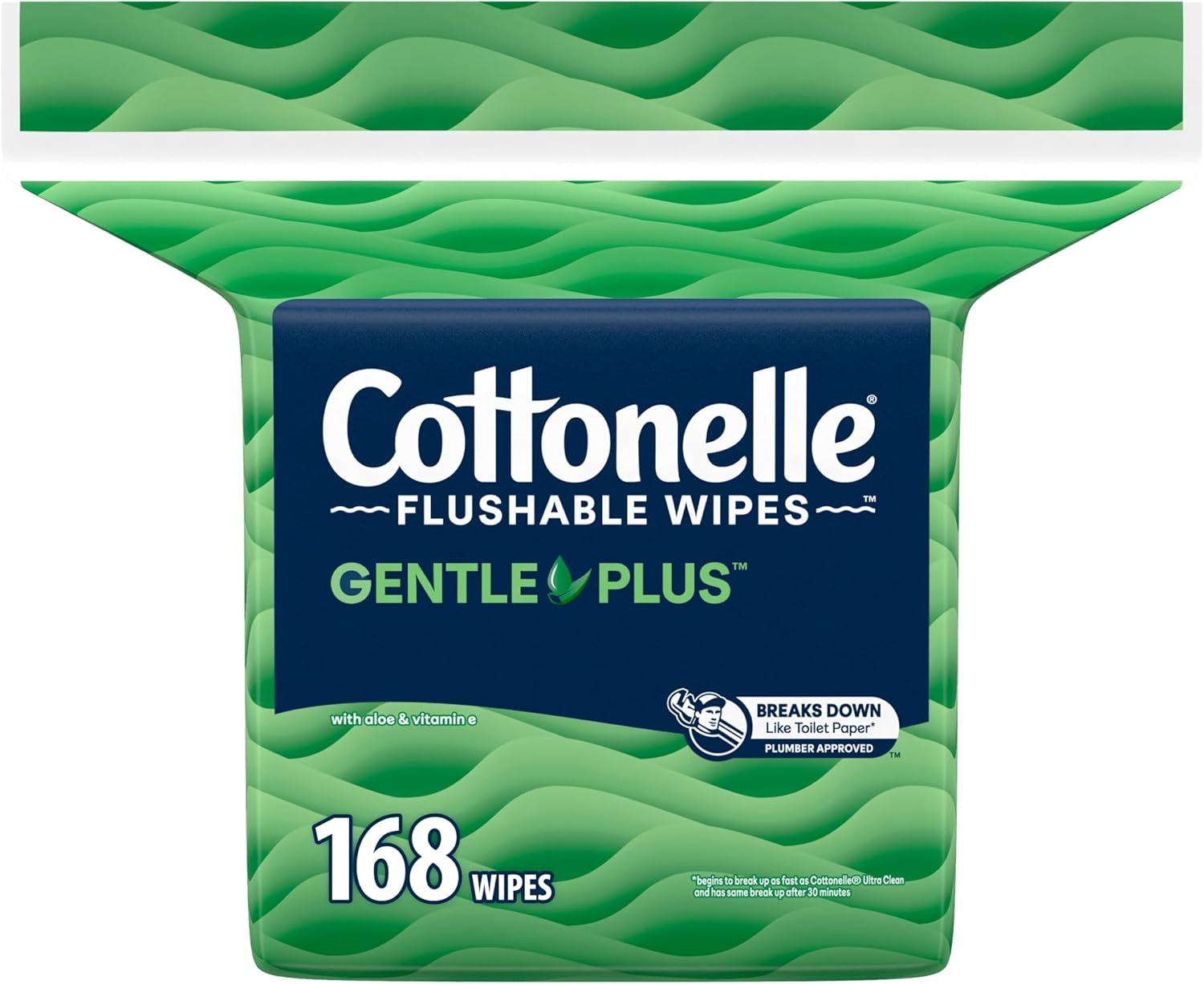 Cottonelle GentlePlus Flushable Wet Wipes with Aloe