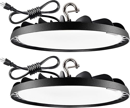 150W Luz LED UFO de Alta Bahía, 20250lm 5000K Luz LED UFO de Alta Bahía para Tienda [Equivalencia 450W MH/HPS] 100-277V IP65 Iluminación Comercial