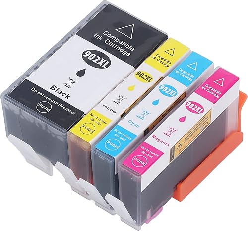 Miniatura 6 de ViaGasaFamido Ink Cartridge Combo, 4 Colors BK C M Y Ink Cartridge Set Black and Color Ink Cartridge Combo Printing Ink Cartridge for, Desktop Photo